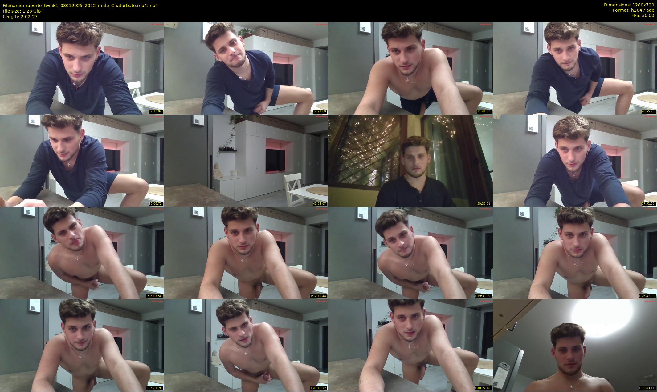 roberto_twink1 — 123 minute Chaturbate male cam show recording, 720p, Jan 8, 2025
