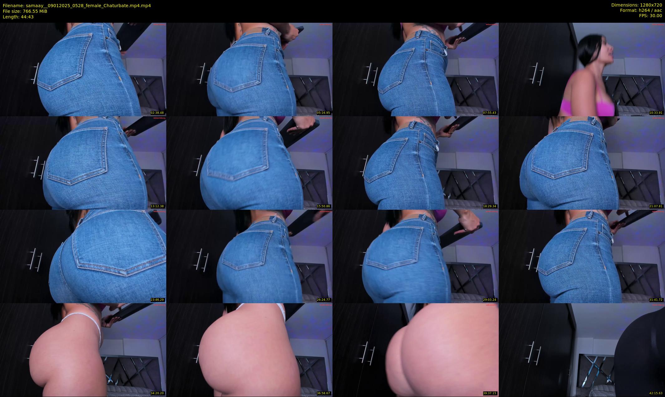 samaay_ — 45 minute Chaturbate female cam show recording, 720p, Jan 9, 2025