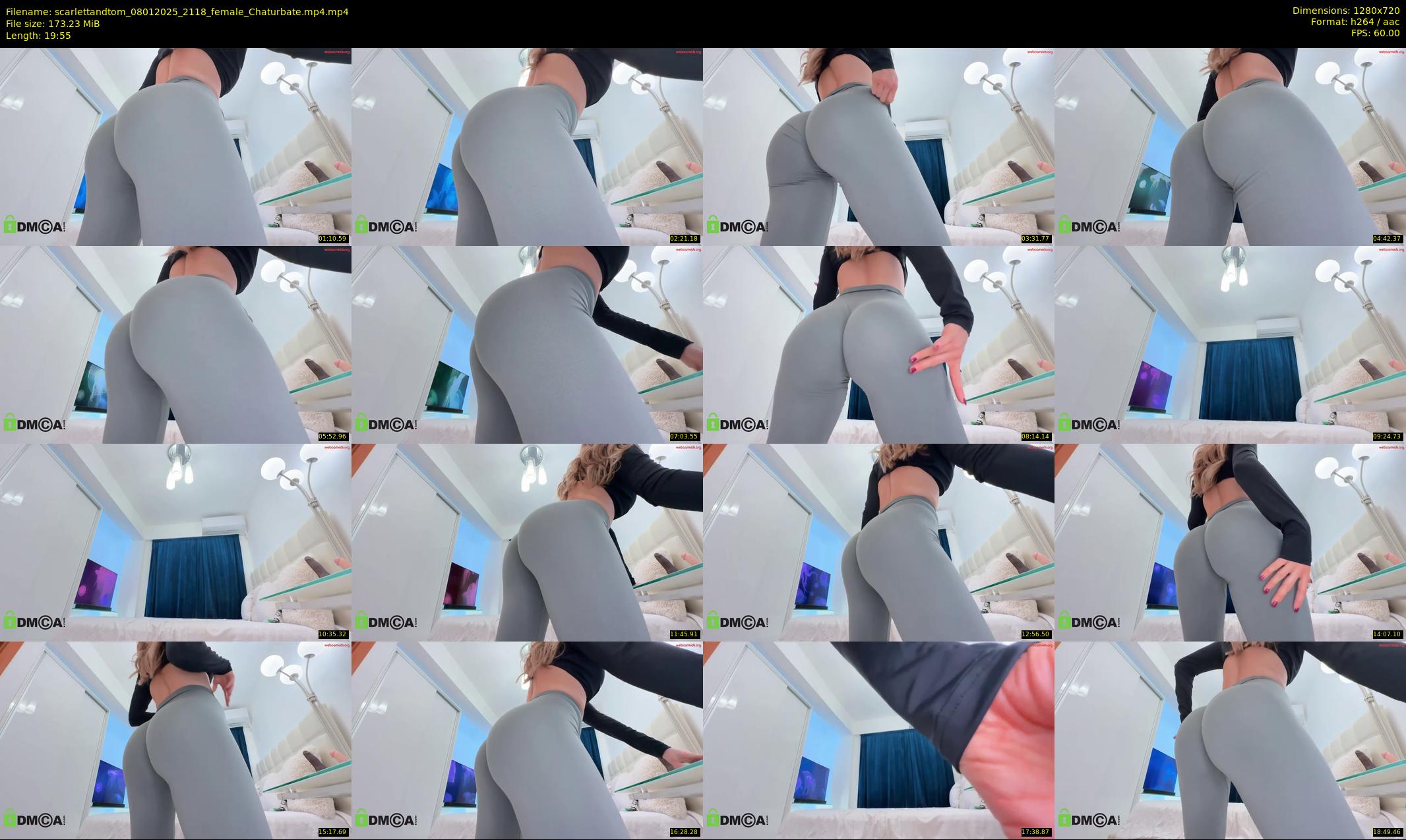 scarlettandtom — 20 minute Chaturbate couple cam show recording, 720p, Jan 8, 2025