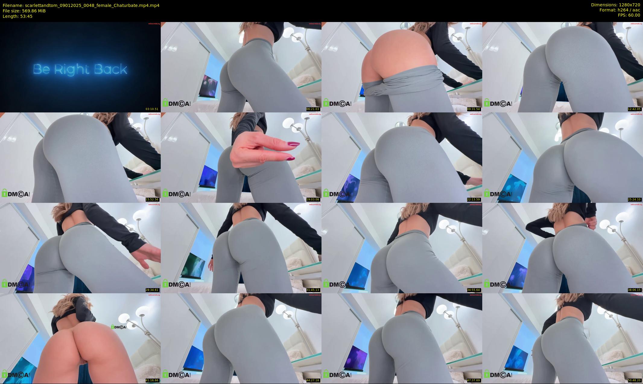 scarlettandtom — 54 minute Chaturbate couple cam show recording, 720p, Jan 9, 2025