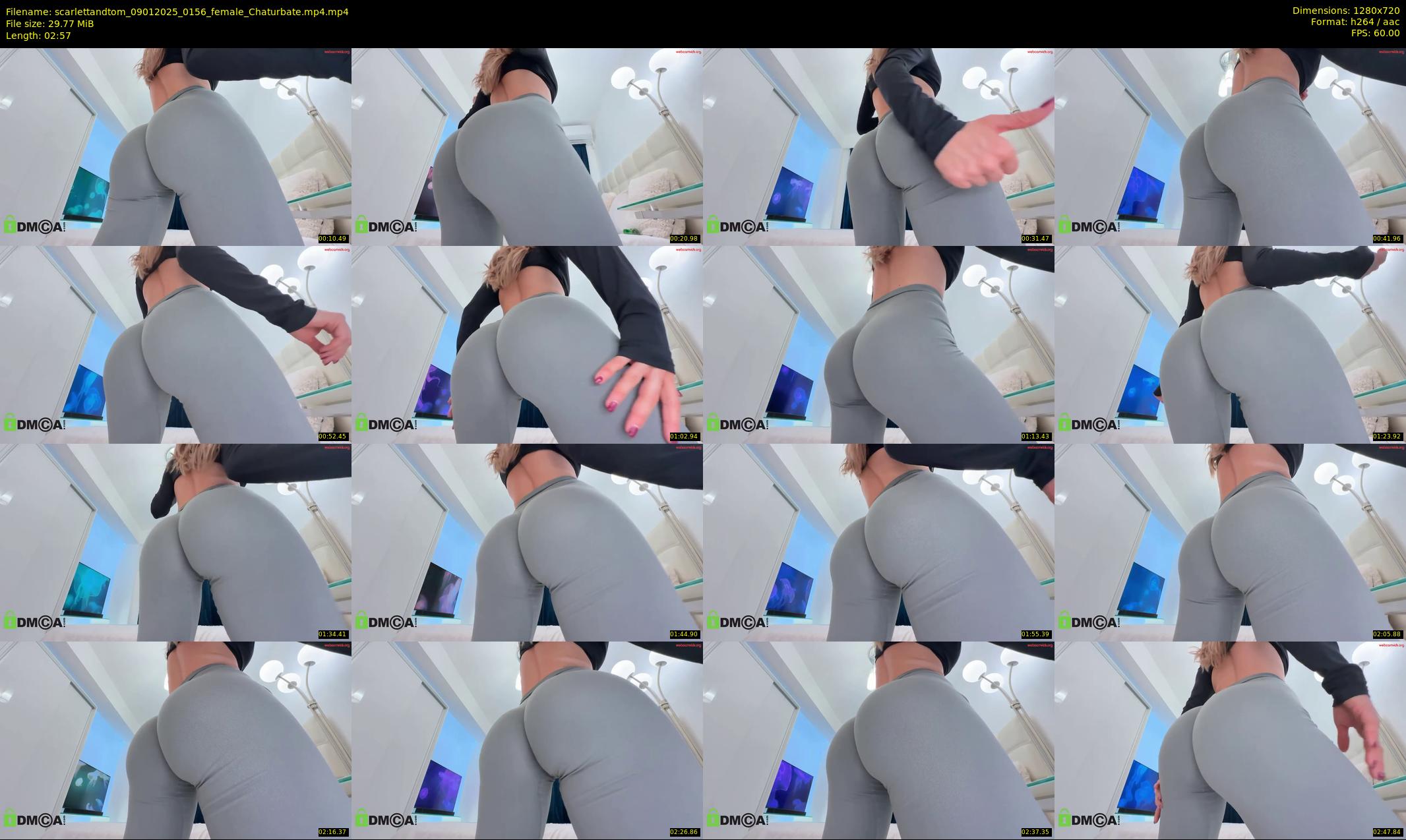 scarlettandtom — 3 minute Chaturbate couple cam show recording, 720p, Jan 9, 2025