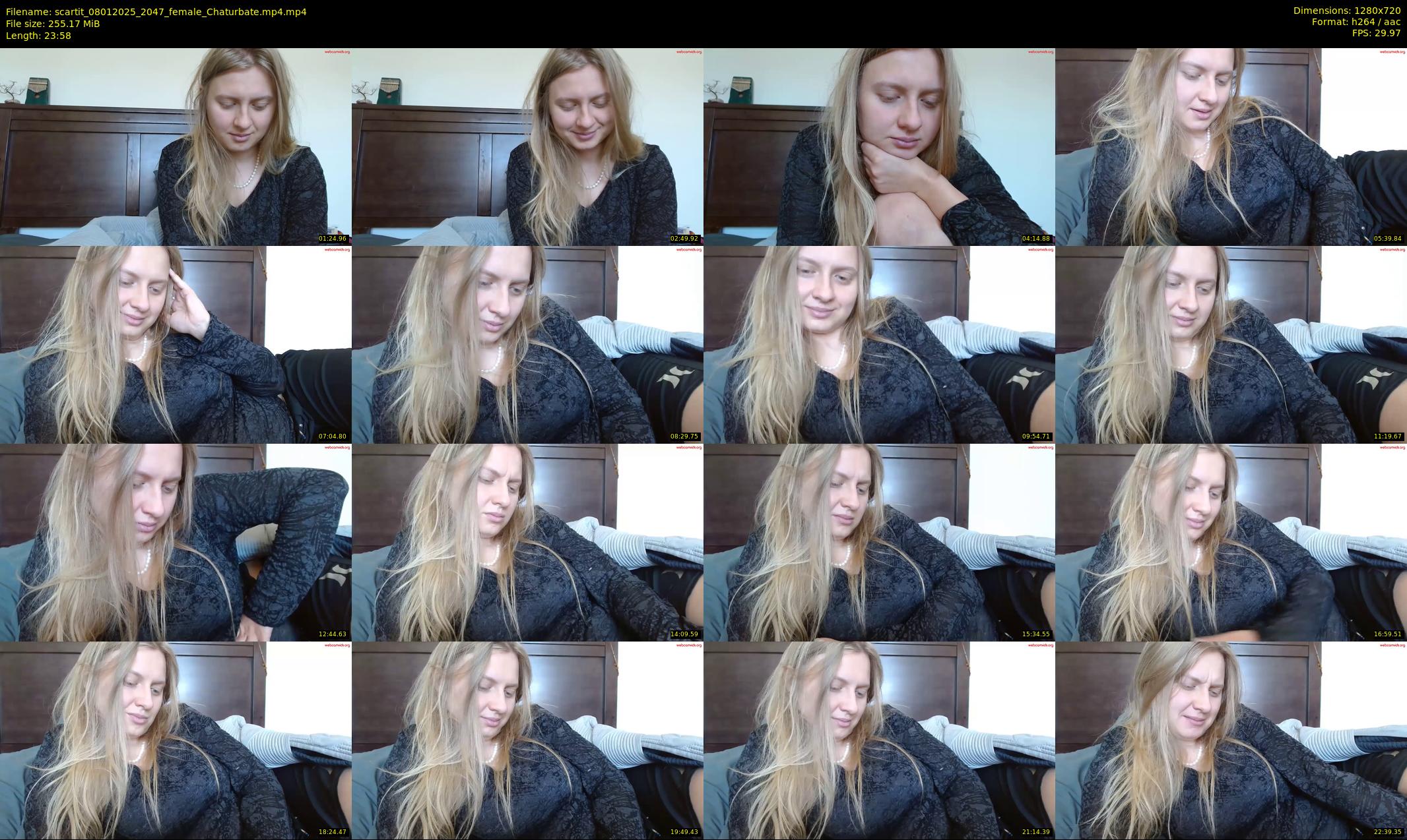scartit — 24 minute Chaturbate female cam show recording, 720p, Jan 8, 2025