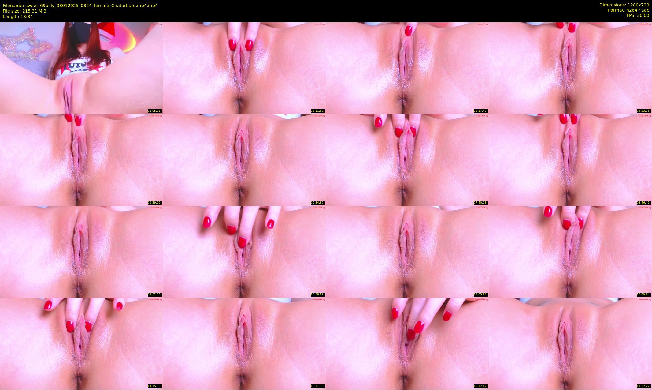 sweet_69billy — 19 minute Chaturbate female cam show recording, 720p, Jan 8, 2025