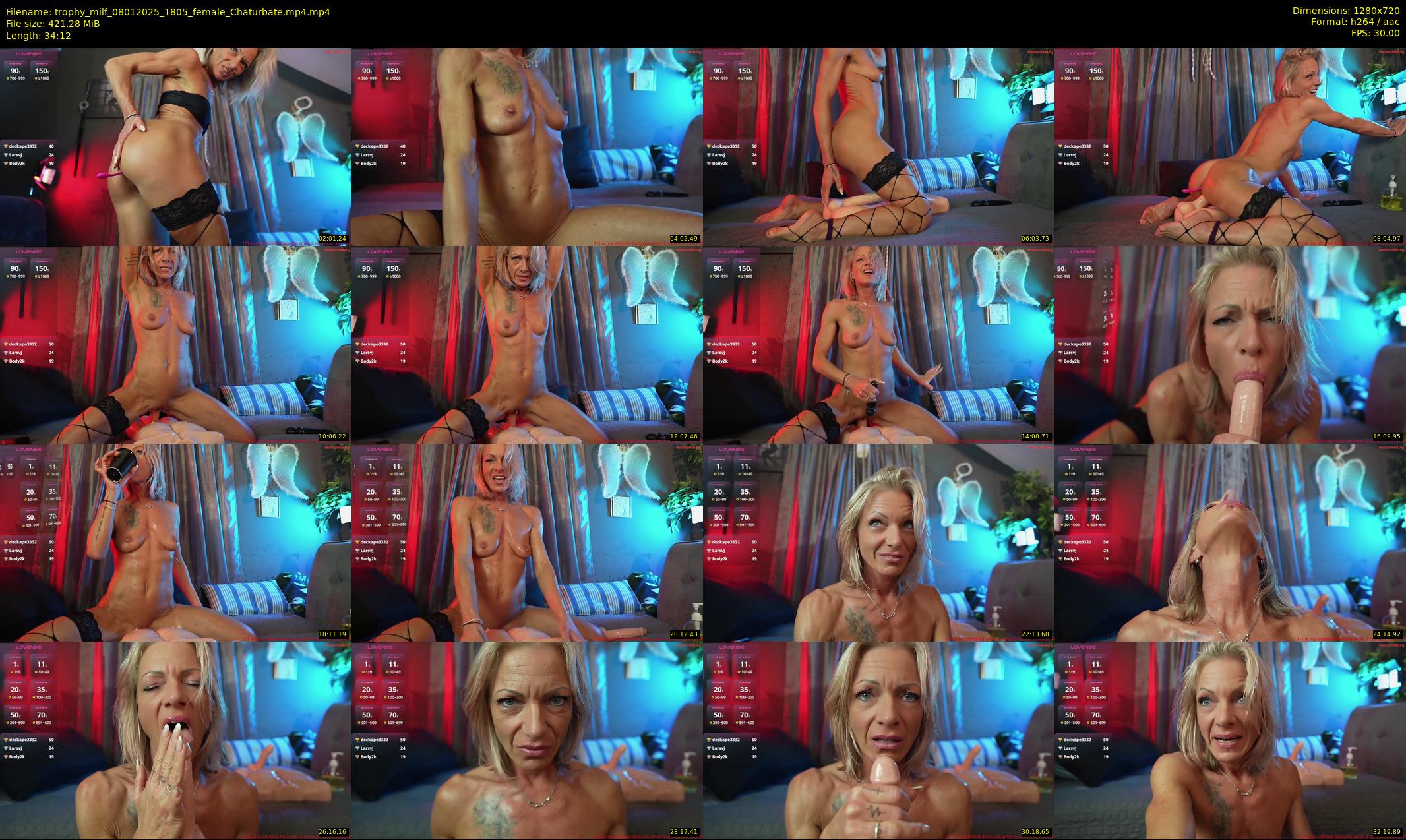 trophy_milf — 35 minute Chaturbate female cam show recording, 720p, Jan 8, 2025