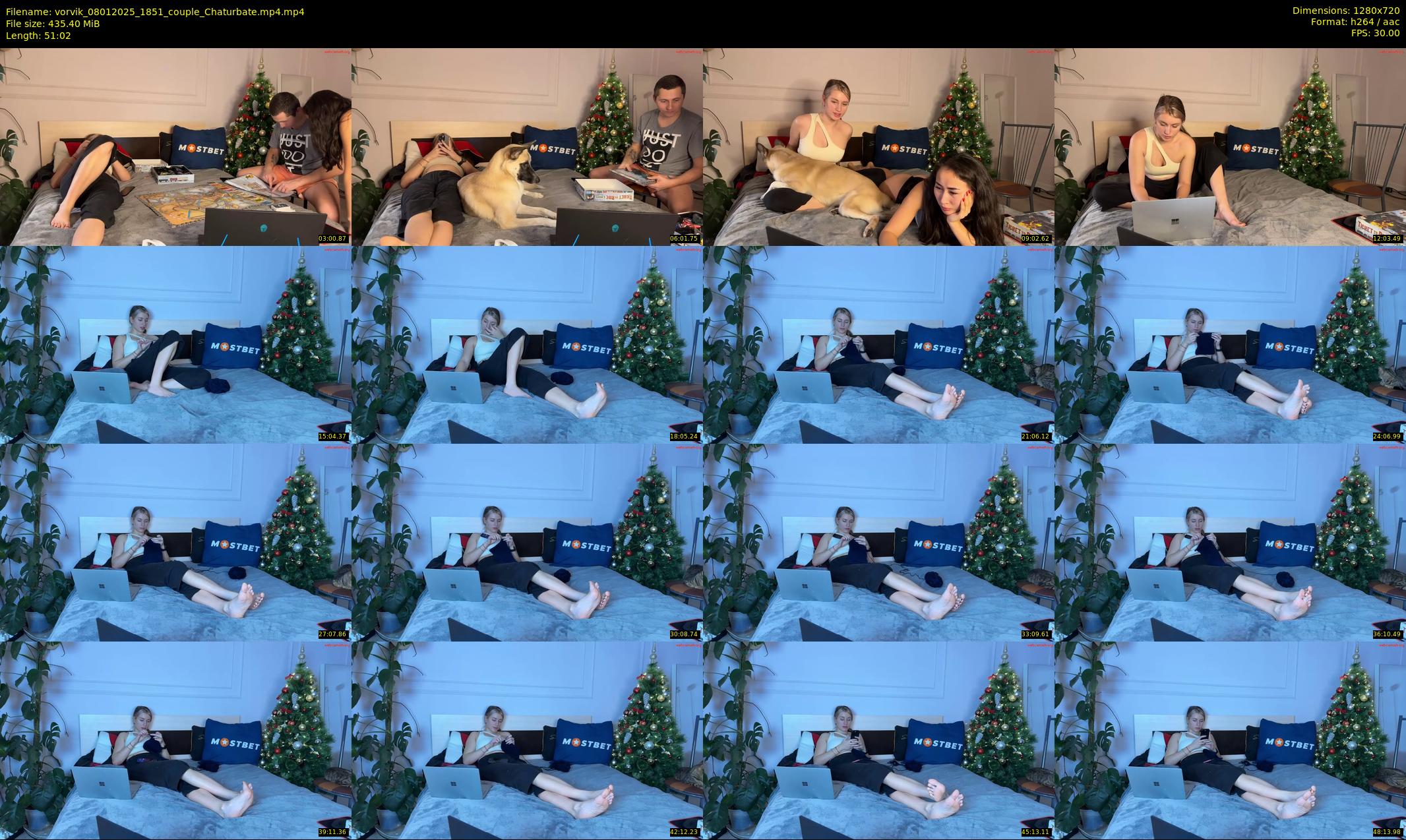 vorvik — 52 minute Chaturbate couple cam show recording, 720p, Jan 8, 2025