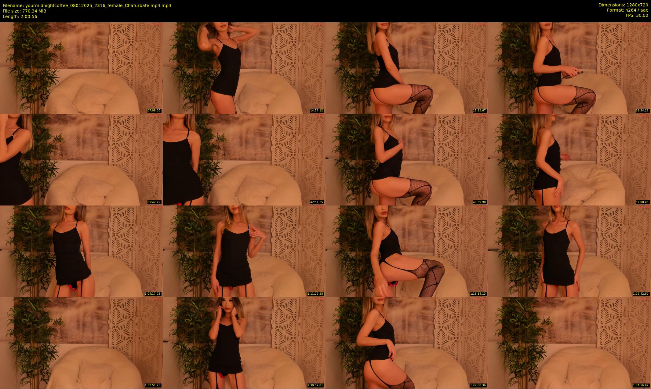 yourmidnightcoffee — 121 minute Chaturbate female cam show recording, 720p, Jan 8, 2025