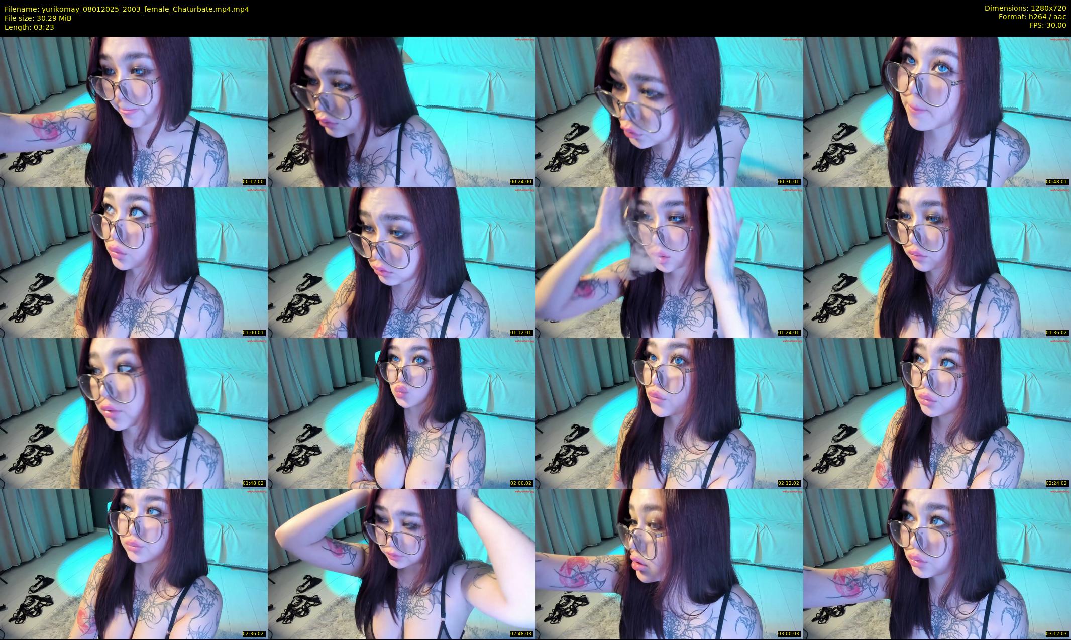 yurikomay — 4 minute Chaturbate female cam show recording, 720p, Jan 8, 2025
