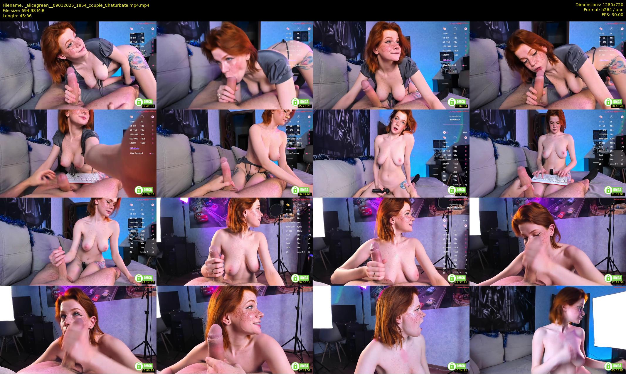 _alicegreen_ — 46 minute Chaturbate couple cam show recording, 720p, Jan 9, 2025