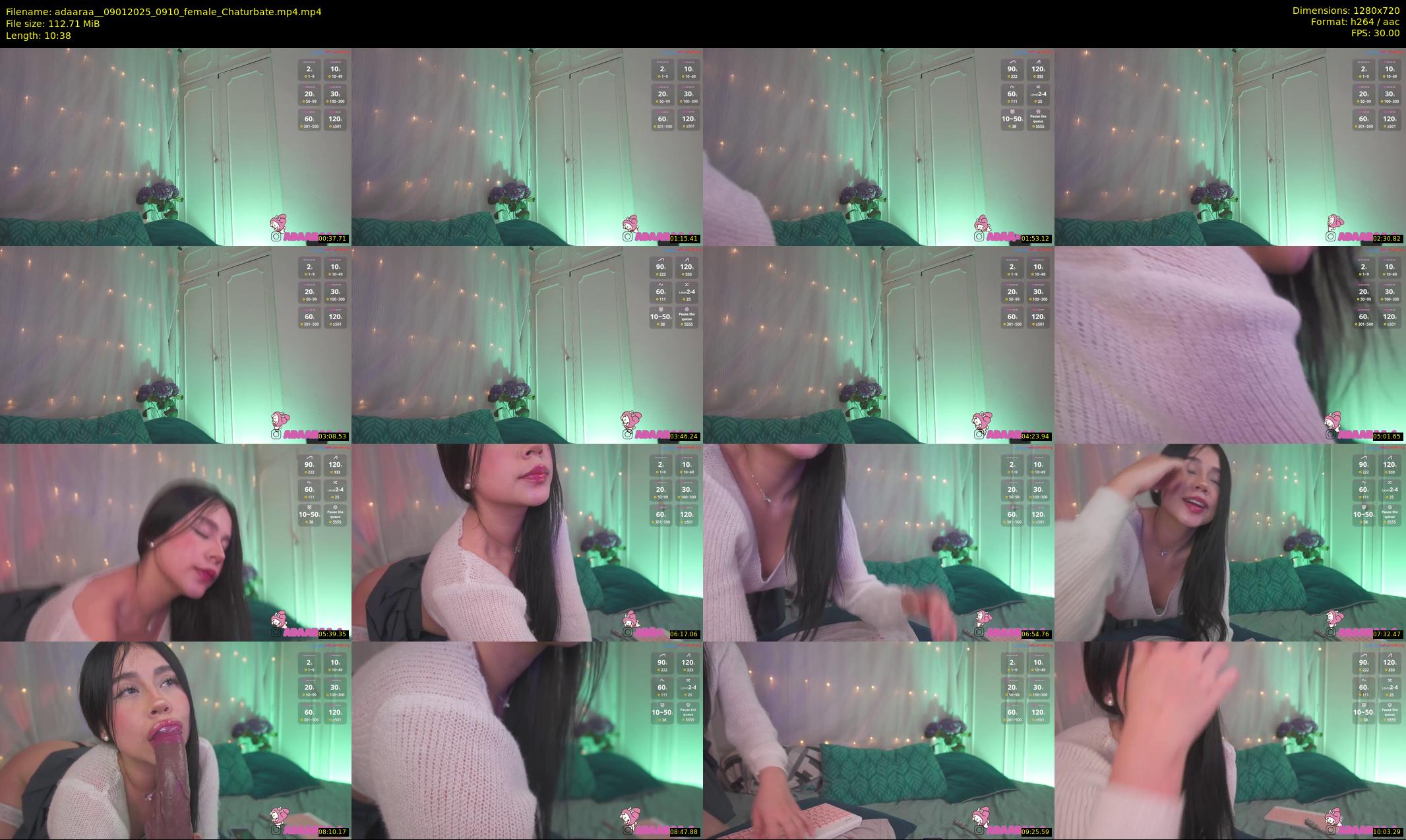 adaaraa_ — 11 minute Chaturbate female cam show recording, 720p, Jan 9, 2025