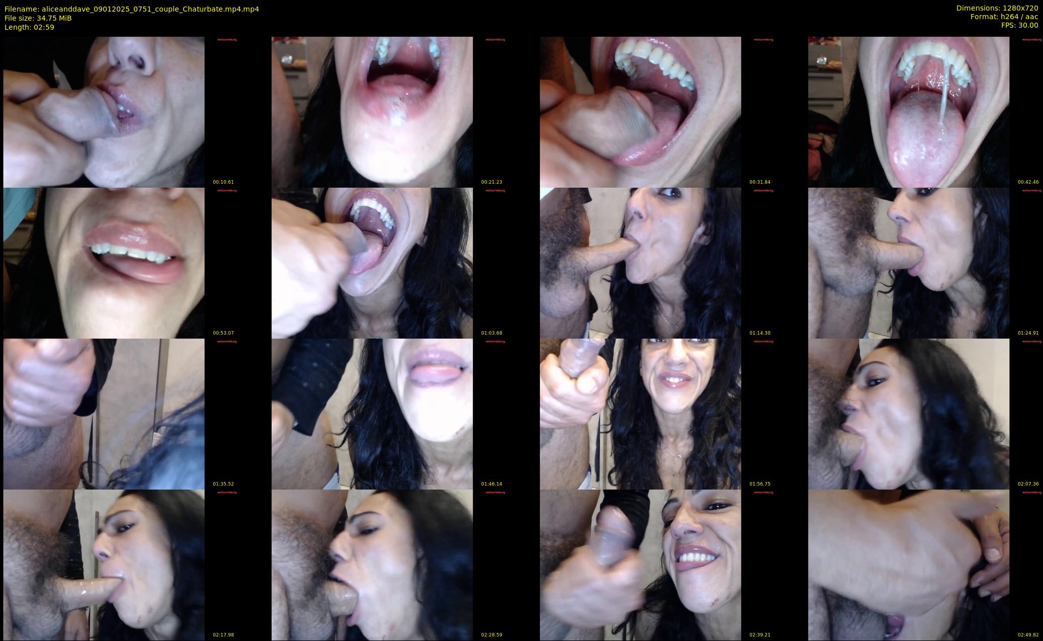 aliceanddave — 3 minute Chaturbate couple cam show recording, 720p, Jan 9, 2025