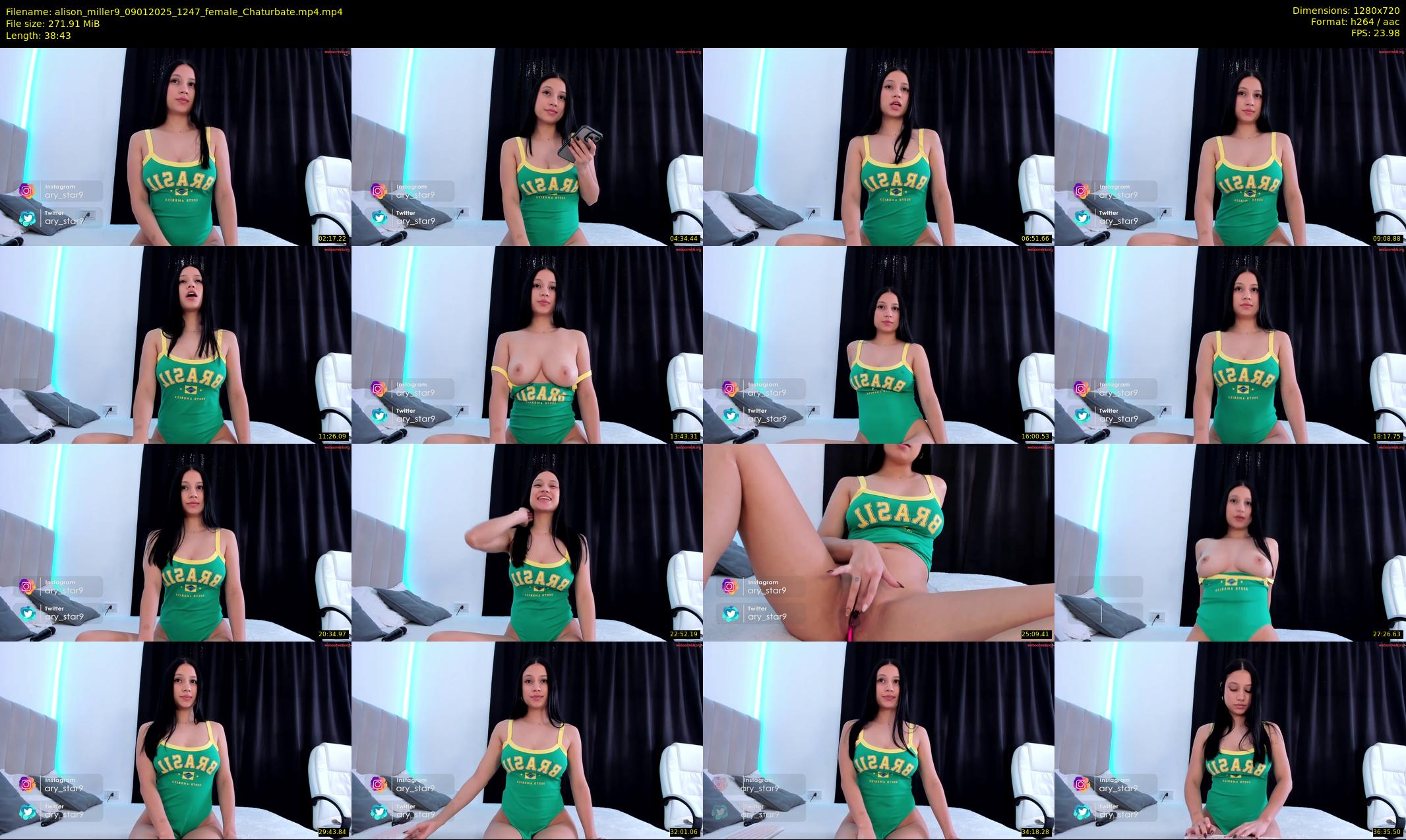 alison_miller9 — 39 minute Chaturbate female cam show recording, 720p, Jan 9, 2025
