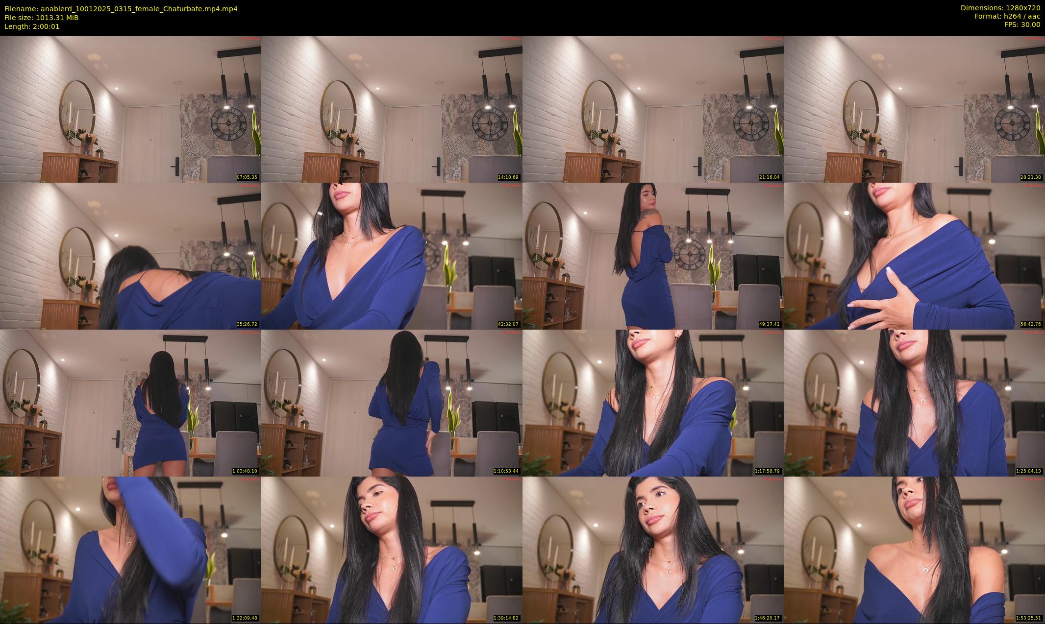 anablerd — 121 minute Chaturbate female cam show recording, 720p, Jan 10, 2025