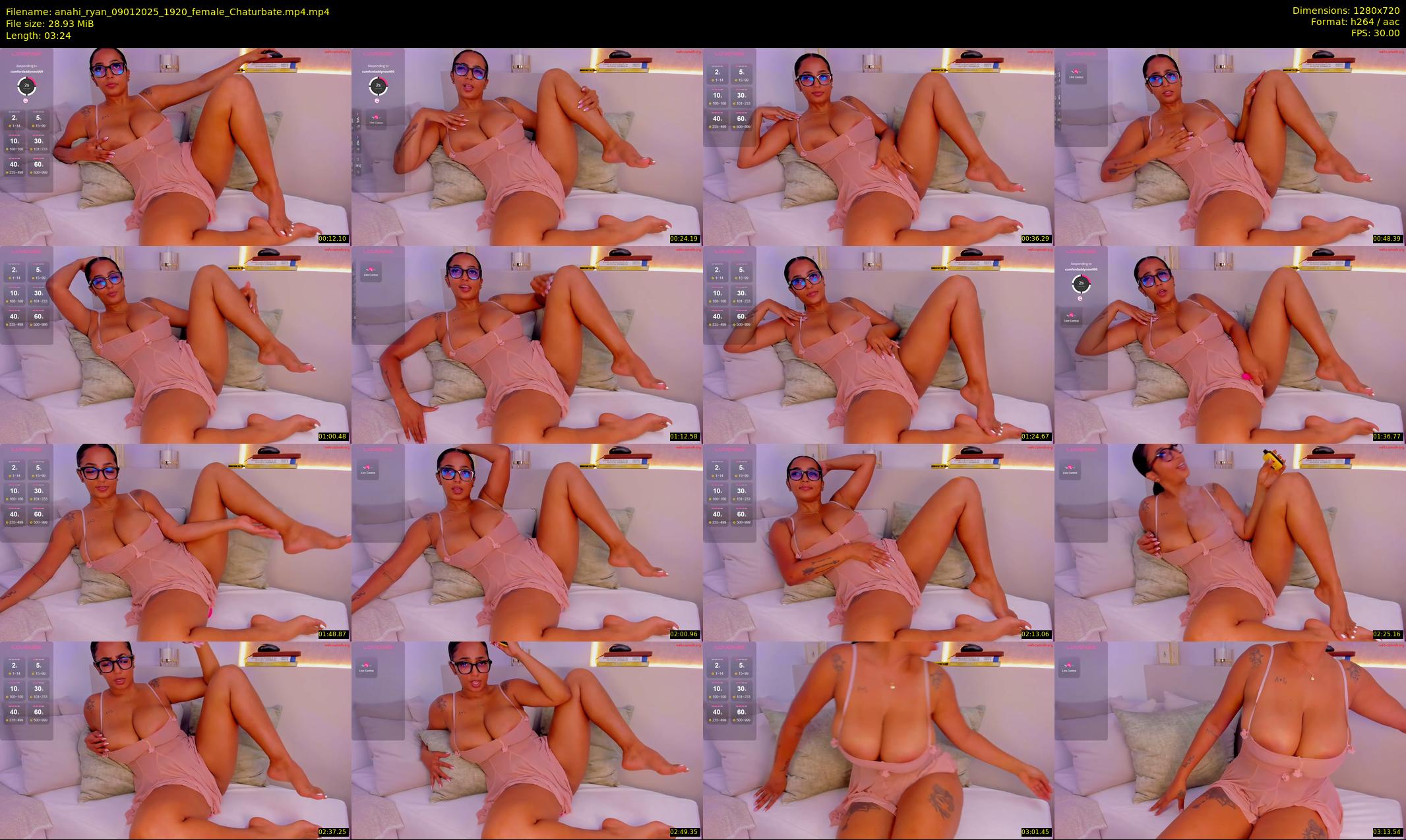 anahi_ryan — 4 minute Chaturbate female cam show recording, 720p, Jan 9, 2025