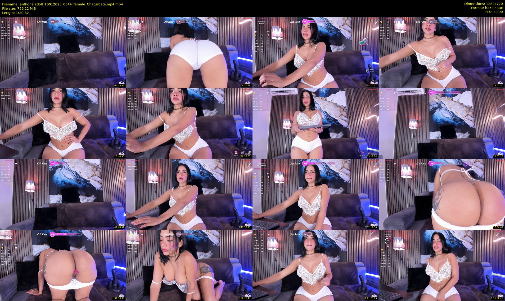 anthoneladoll — 81 minute Chaturbate female cam show recording, 720p, Jan 10, 2025