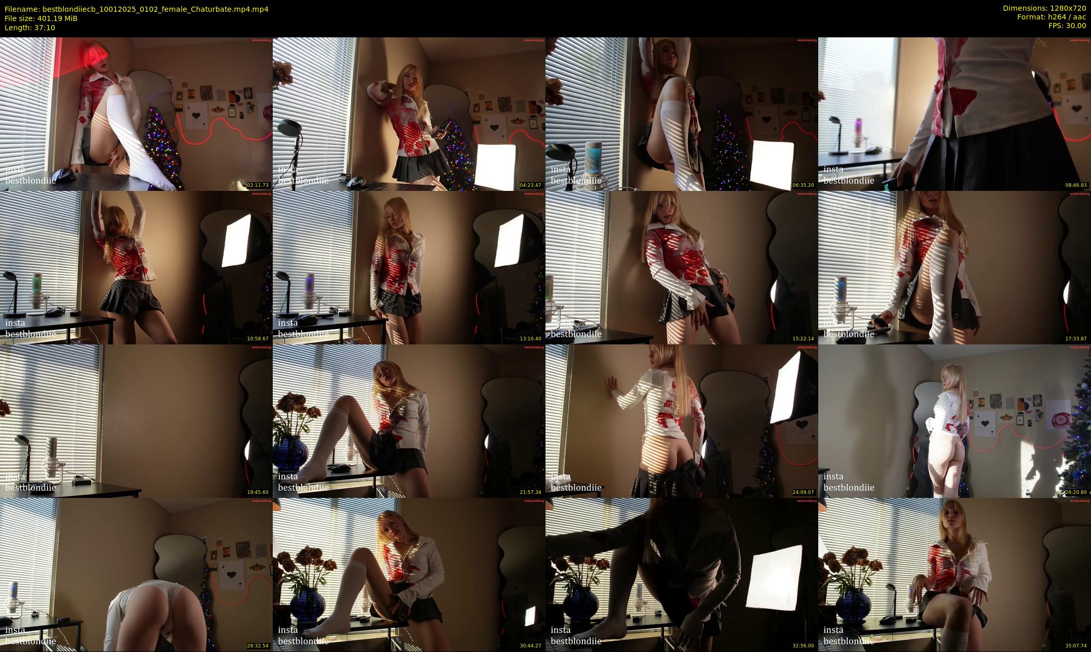 bestblondiiecb — 38 minute Chaturbate female cam show recording, 720p, Jan 10, 2025