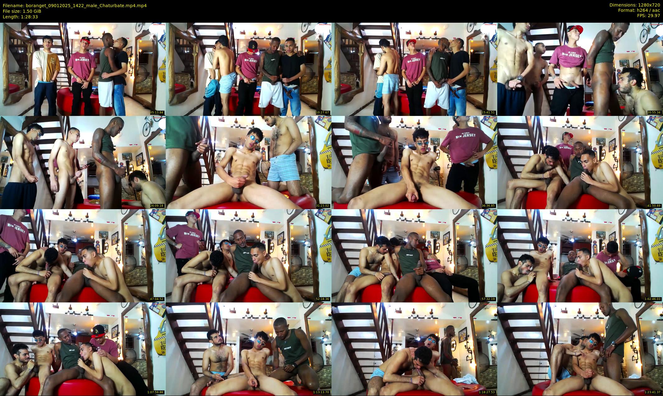 boranget — 89 minute Chaturbate male cam show recording, 720p, Jan 9, 2025