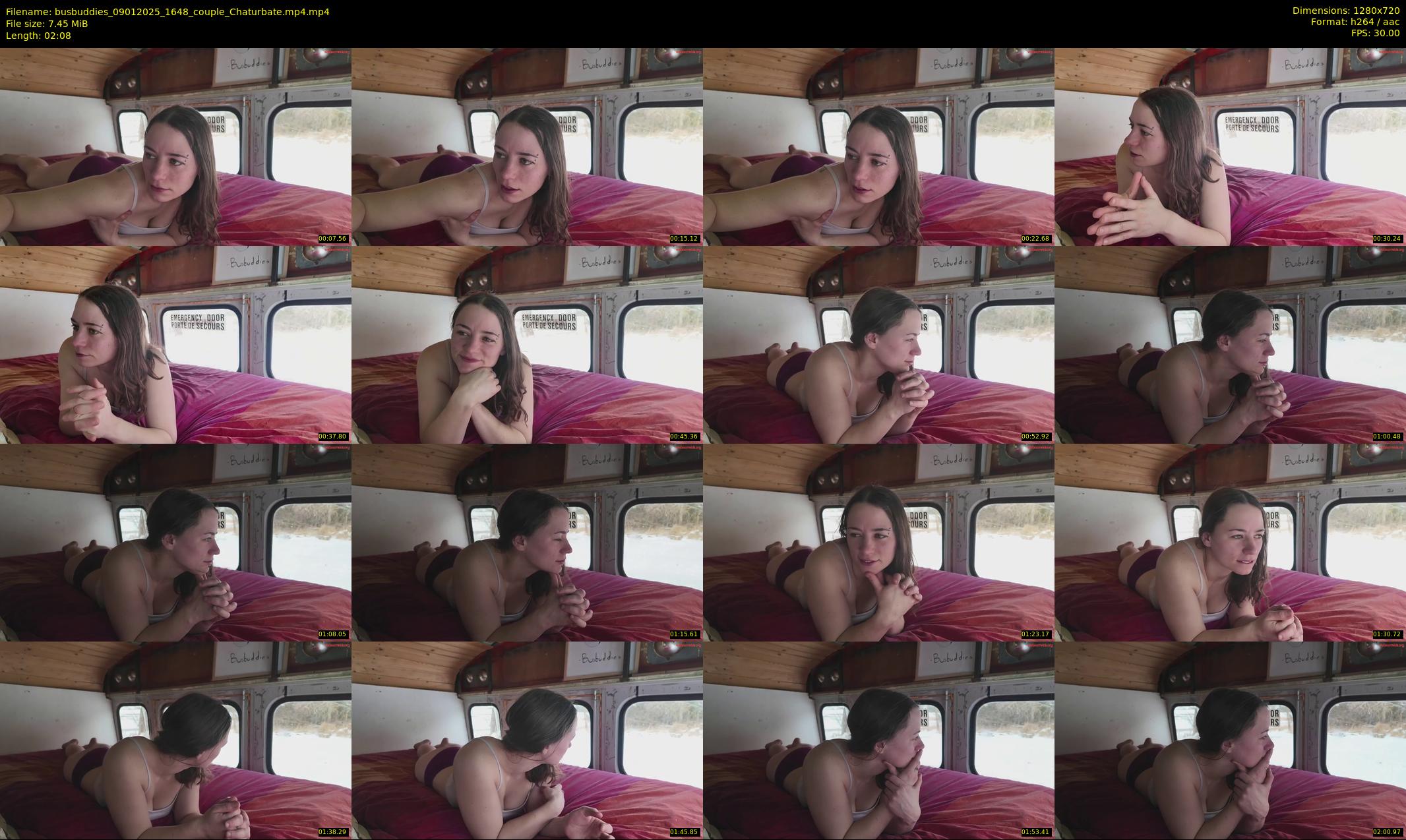 busbuddies — 3 minute Chaturbate couple cam show recording, 720p, Jan 9, 2025