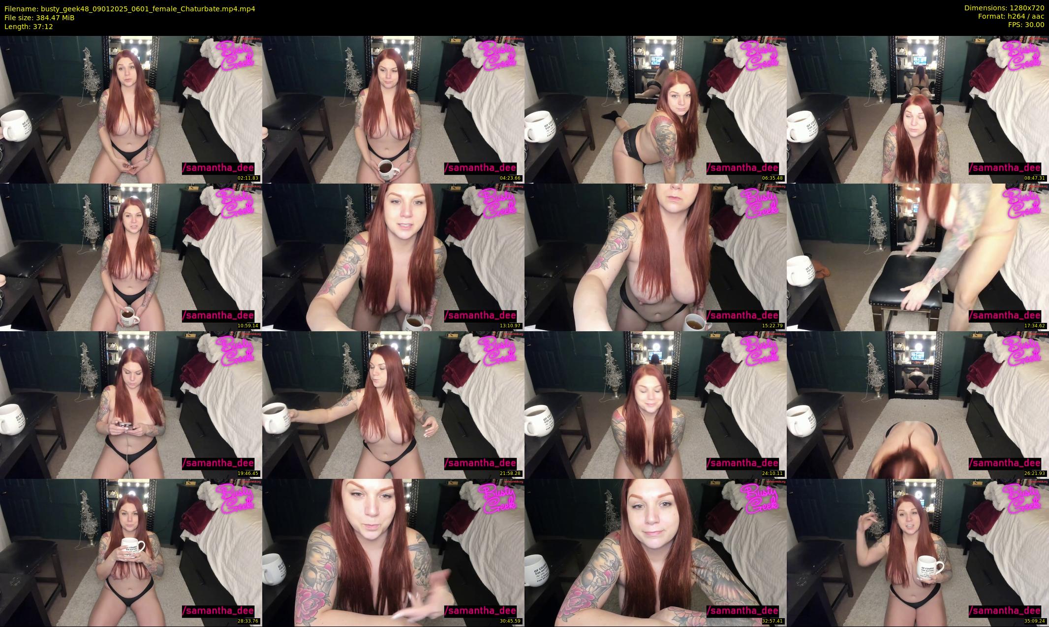 busty_geek48 — 38 minute Chaturbate female cam show recording, 720p, Jan 9, 2025