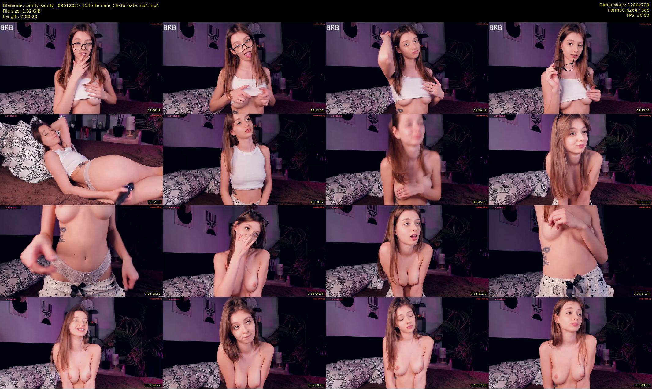candy_sandy_ — 121 minute Chaturbate female cam show recording, 720p, Jan 9, 2025