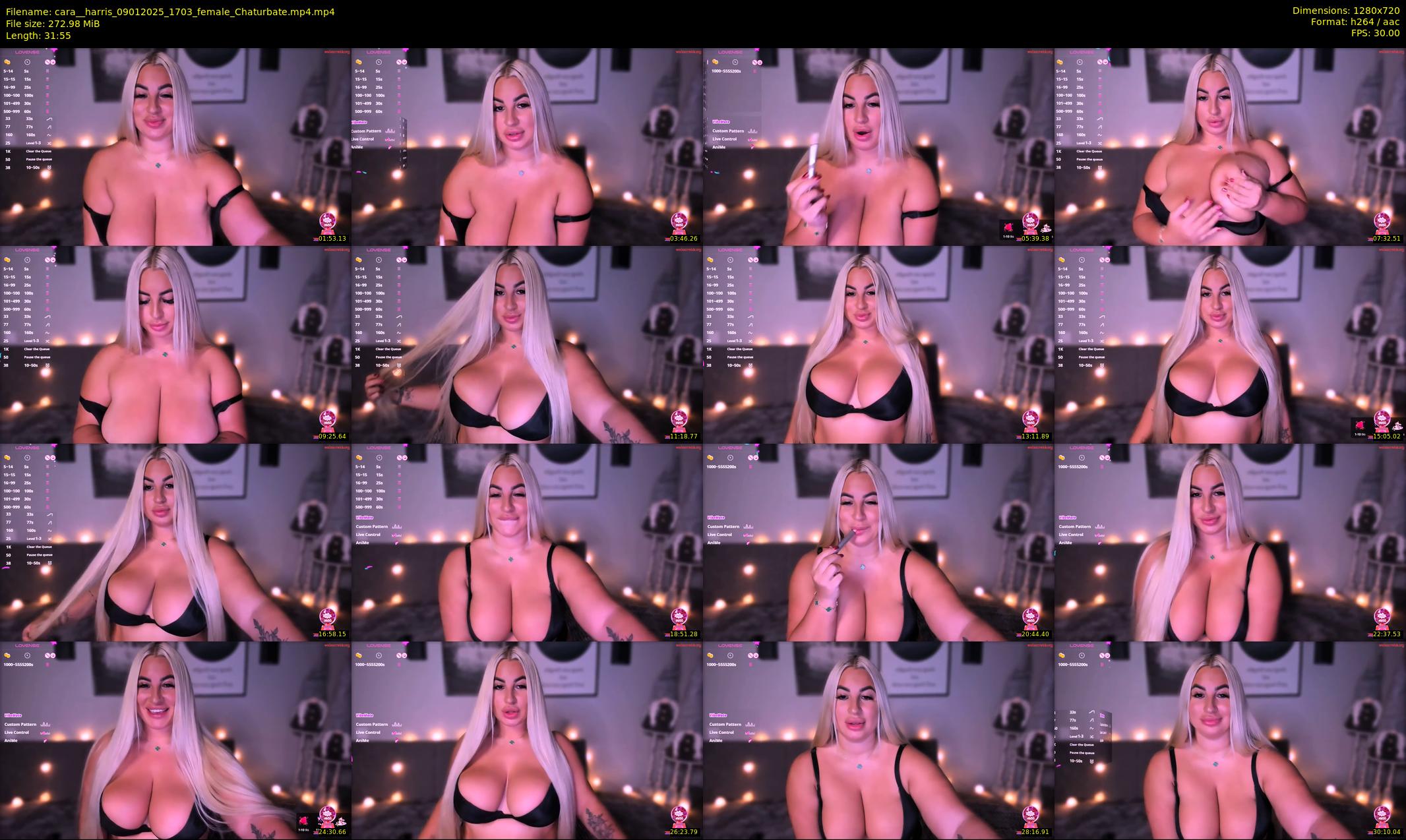 cara__harris — 32 minute Chaturbate female cam show recording, 720p, Jan 9, 2025