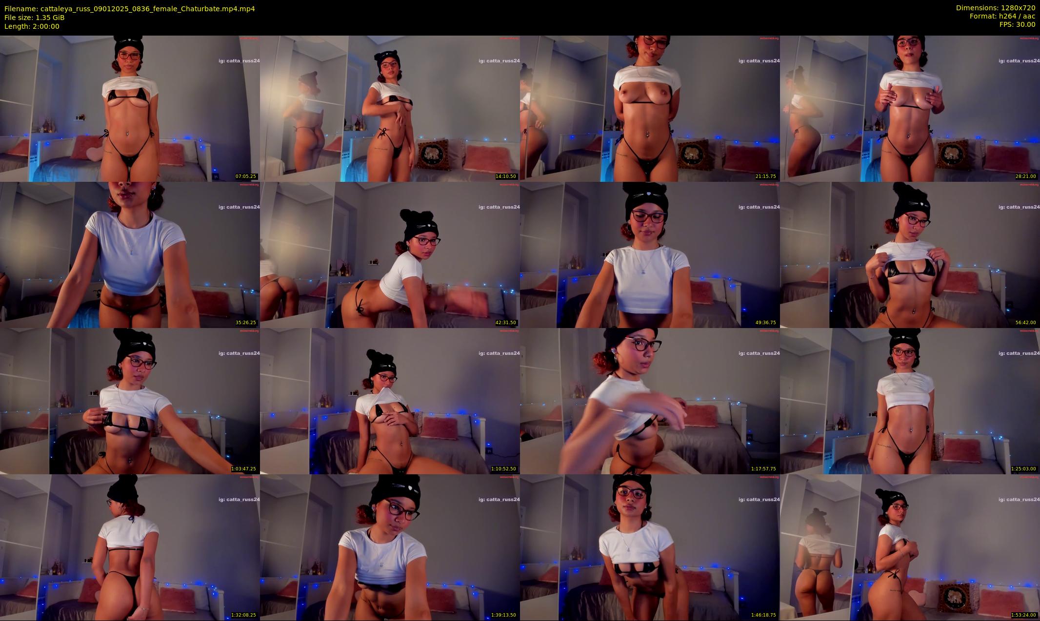 cattaleya_russ — 120 minute Chaturbate female cam show recording, 720p, Jan 9, 2025