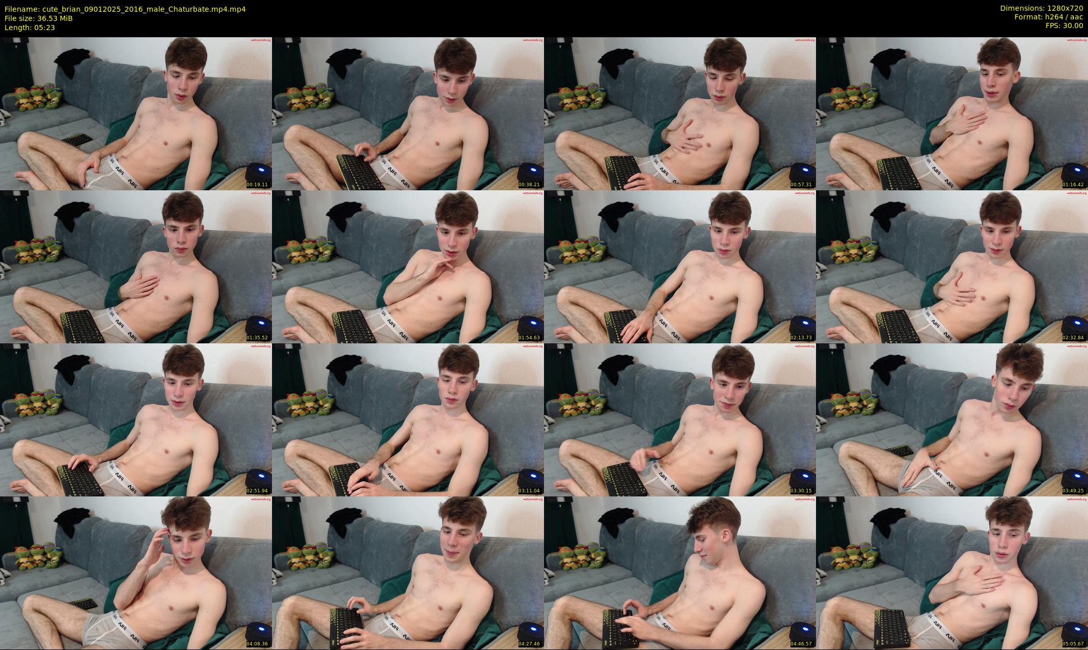 cute_brian — 6 minute Chaturbate male cam show recording, 720p, Jan 9, 2025