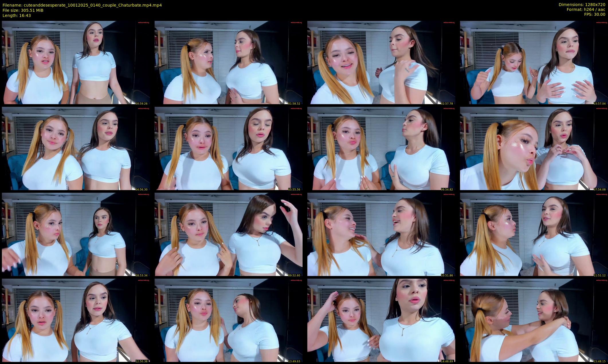 cuteanddesesperate — 17 minute Chaturbate female cam show recording, 720p, Jan 10, 2025