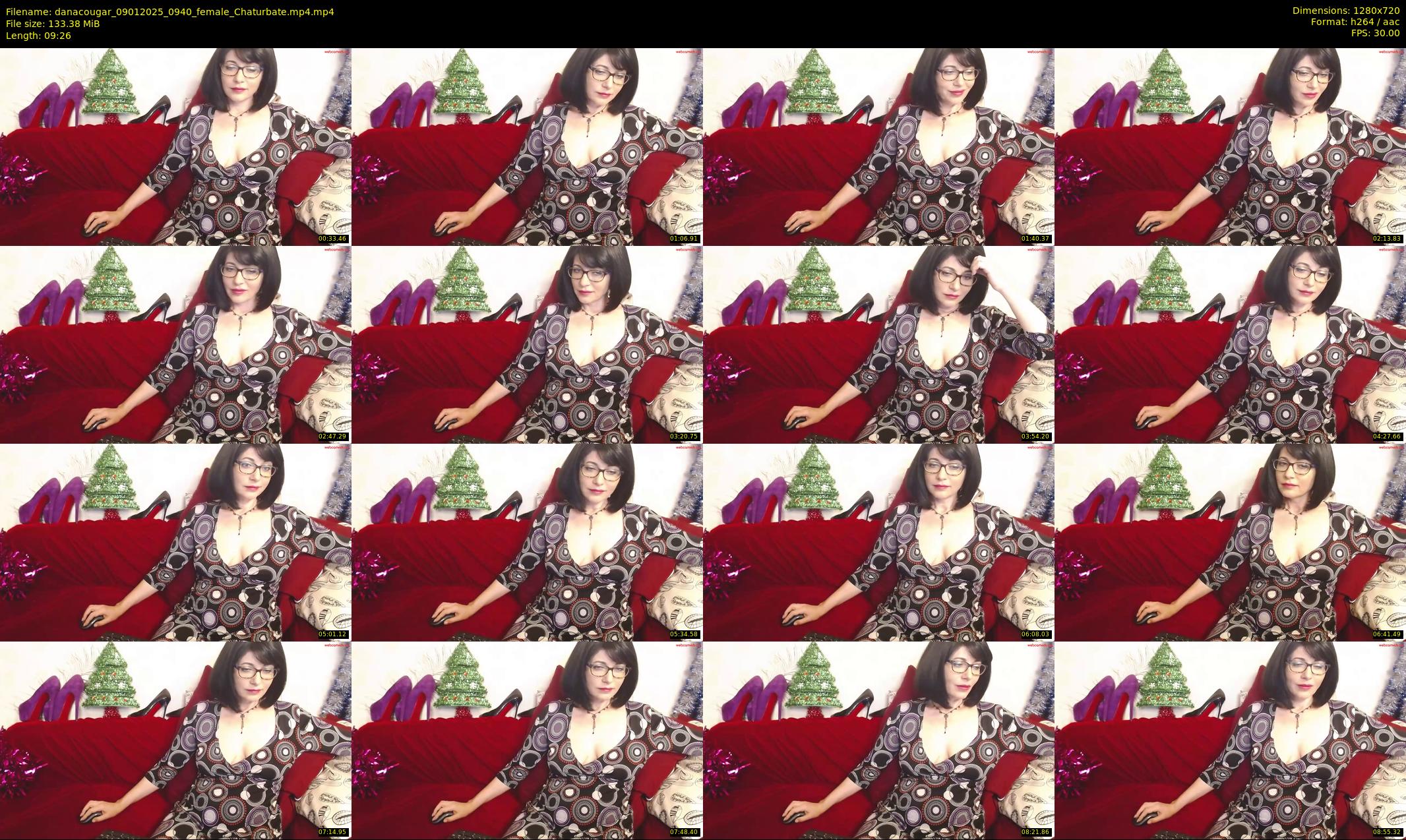 danacougar — 10 minute Chaturbate female cam show recording, 720p, Jan 9, 2025