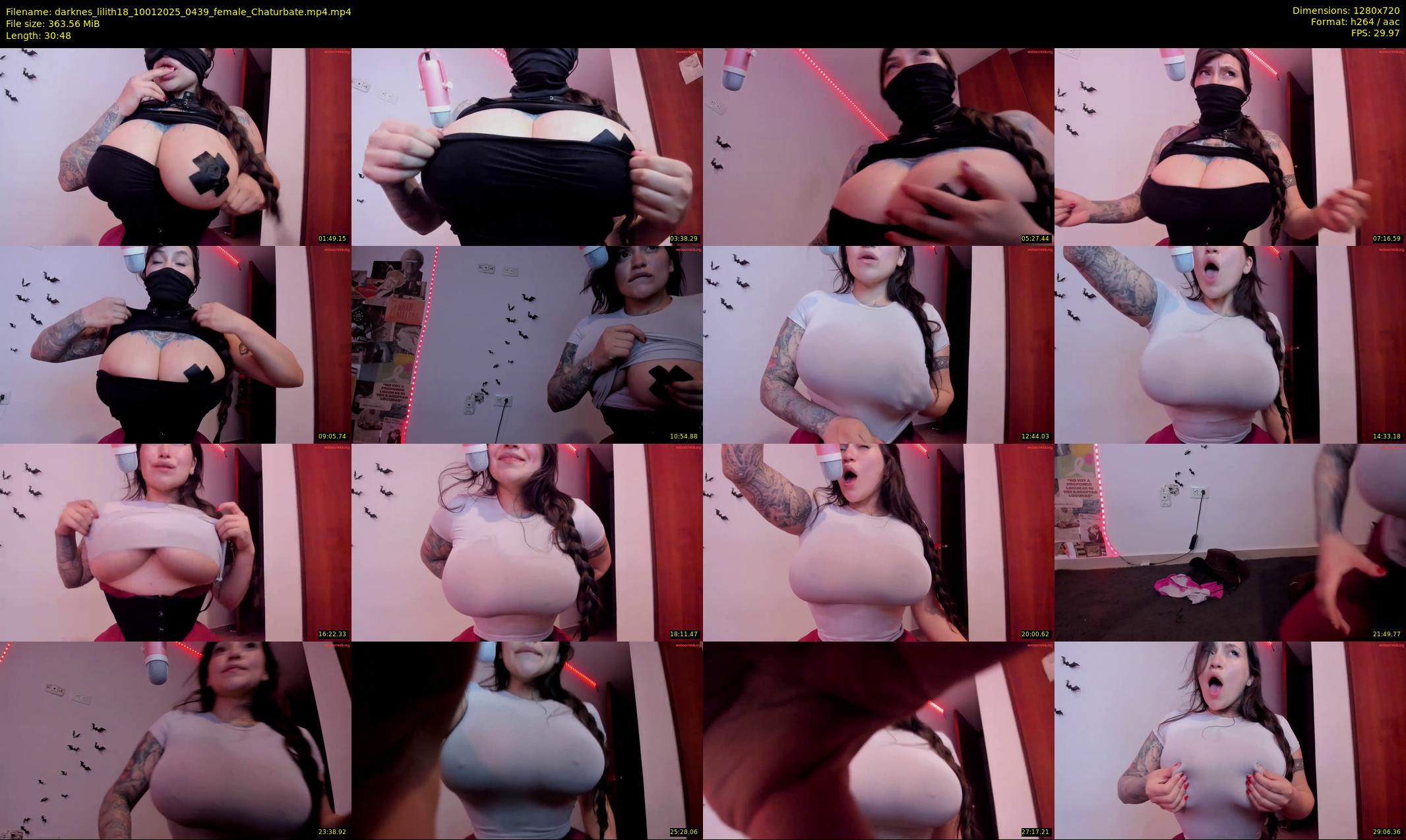darknes_lilith18 — 31 minute Chaturbate female cam show recording, 720p, Jan 10, 2025