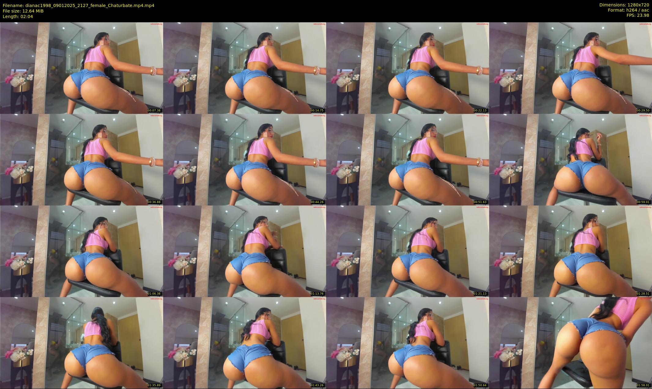 dianac1998 — 3 minute Chaturbate female cam show recording, 720p, Jan 9, 2025