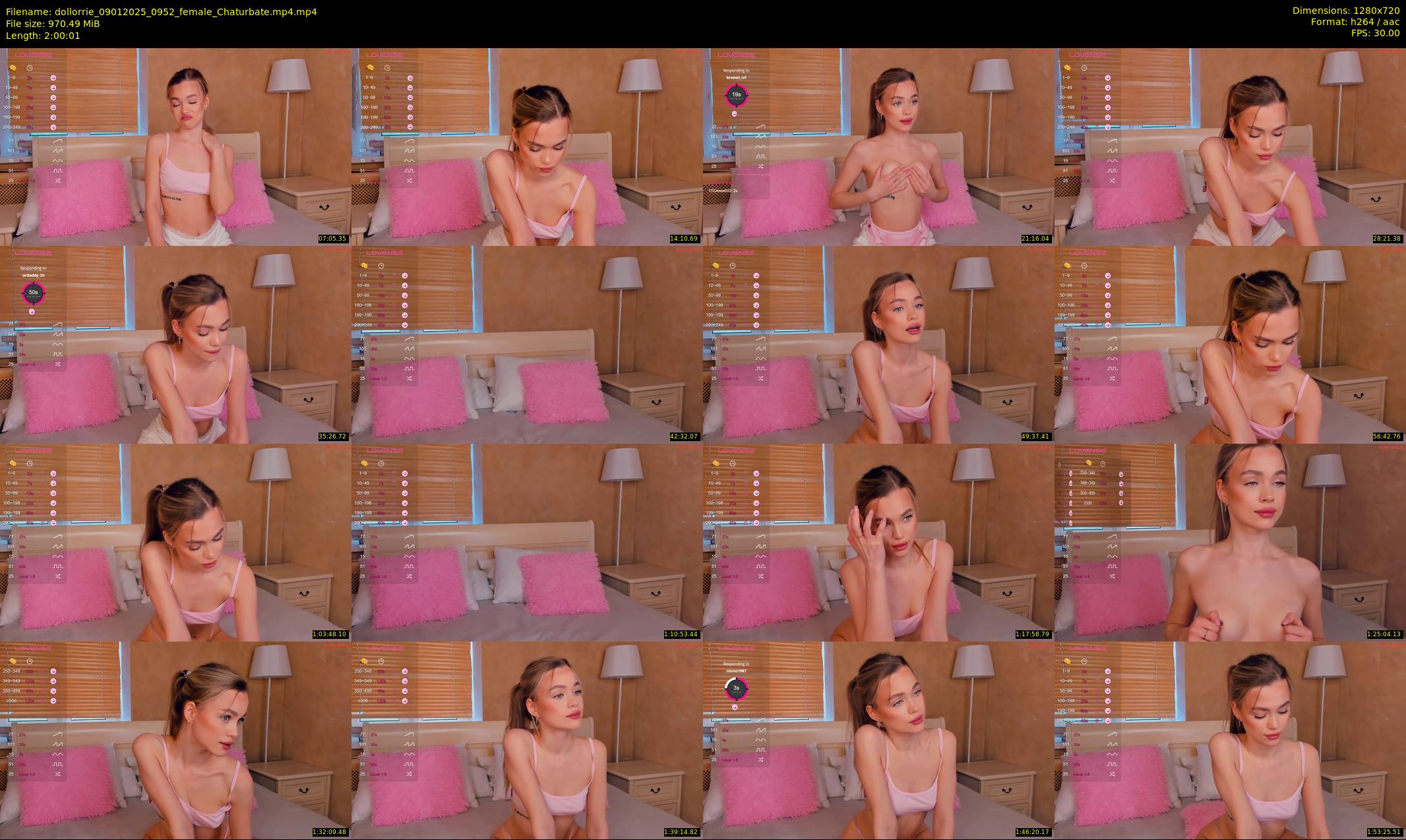 dollorrie — 121 minute Chaturbate couple cam show recording, 720p, Jan 9, 2025