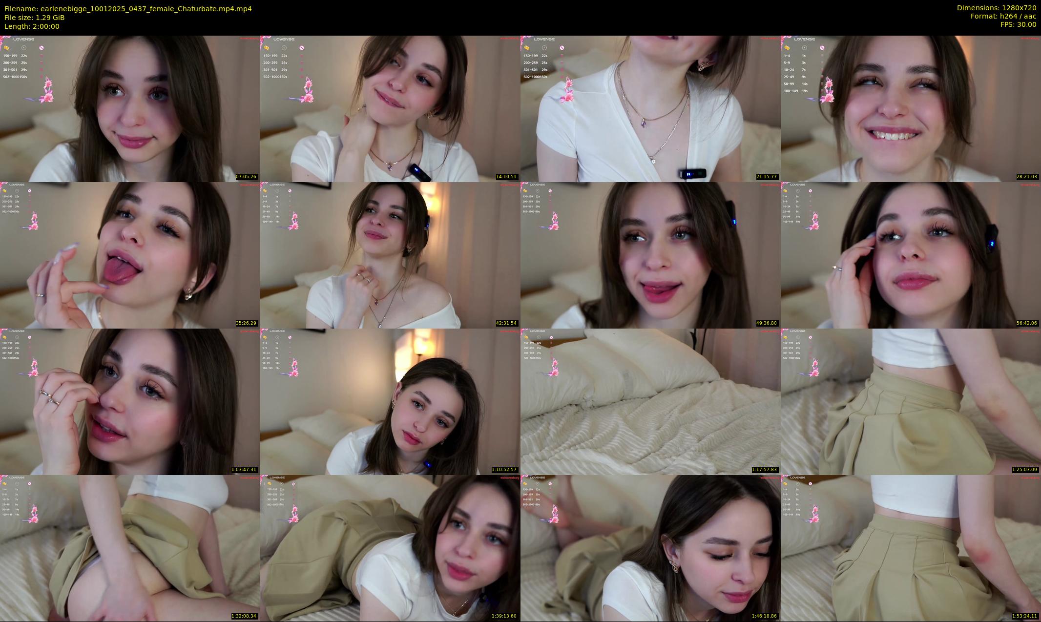 earlenebigge — 120 minute Chaturbate female cam show recording, 720p, Jan 10, 2025