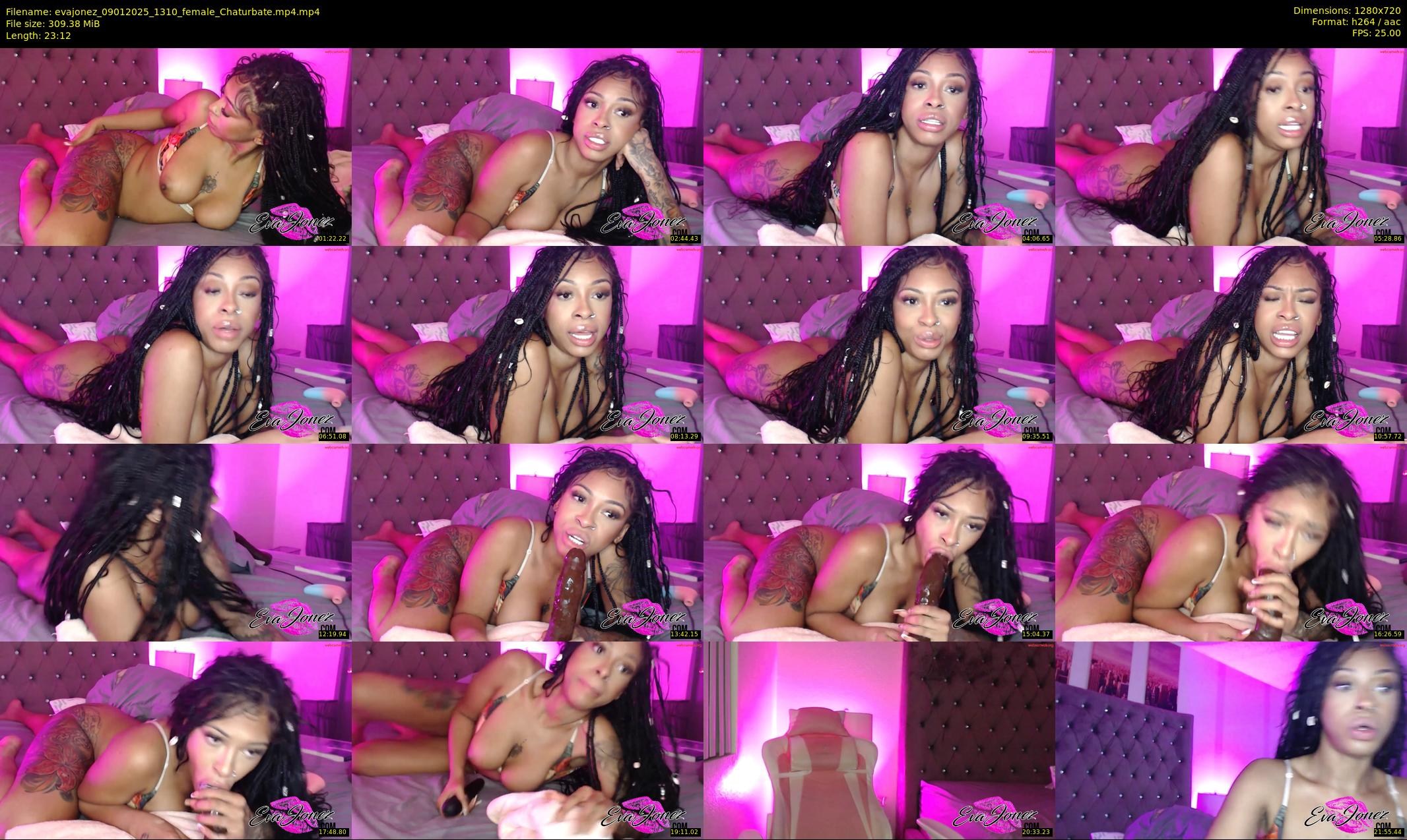 evajonez — 24 minute Chaturbate female cam show recording, 720p, Jan 9, 2025