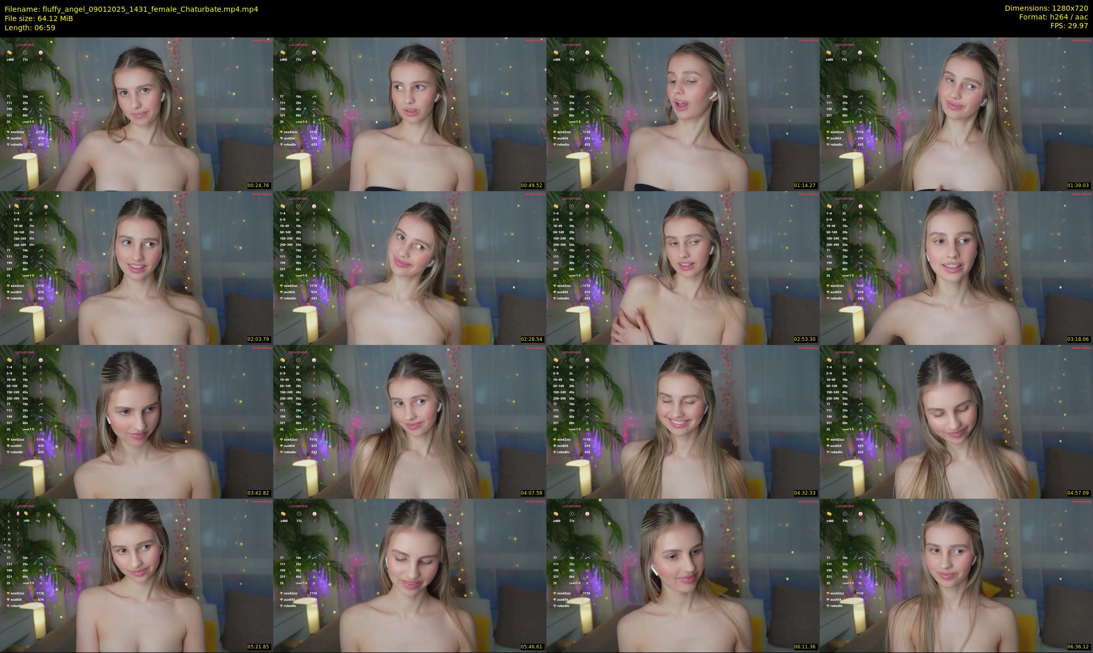 fluffy_angel — 7 minute Chaturbate female cam show recording, 720p, Jan 9, 2025