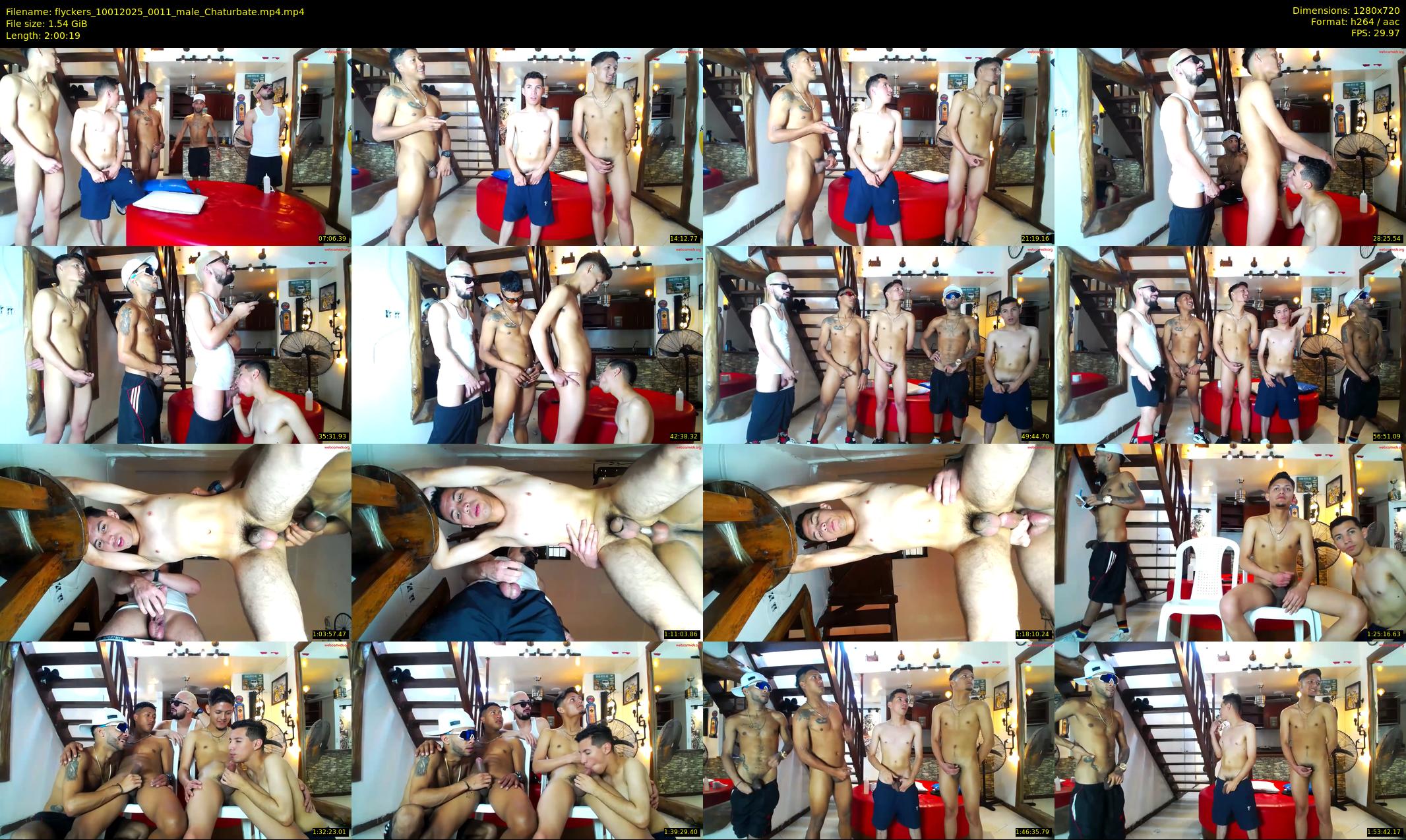 flyckers — 121 minute Chaturbate male cam show recording, 720p, Jan 10, 2025