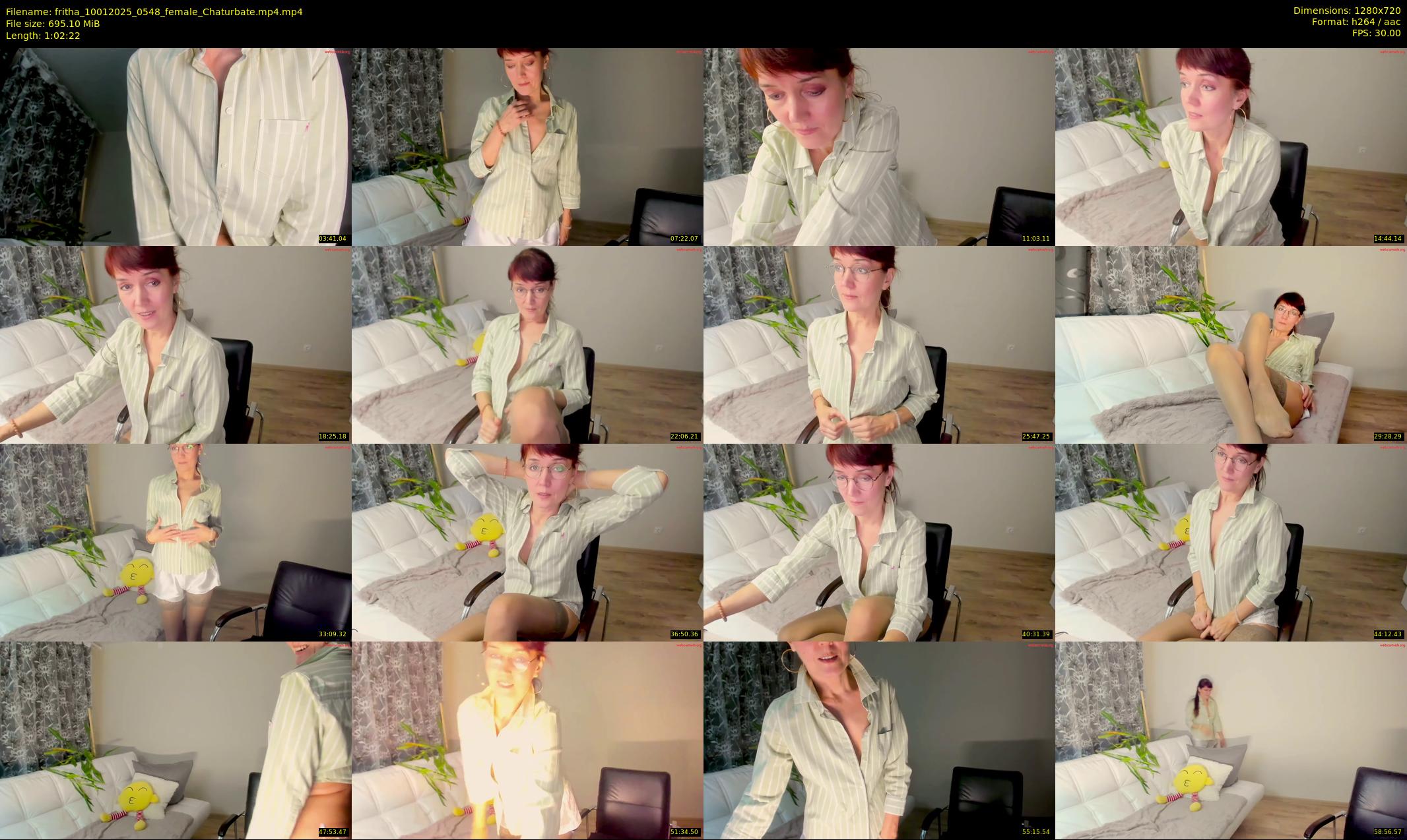 fritha — 63 minute Chaturbate female cam show recording, 720p, Jan 10, 2025