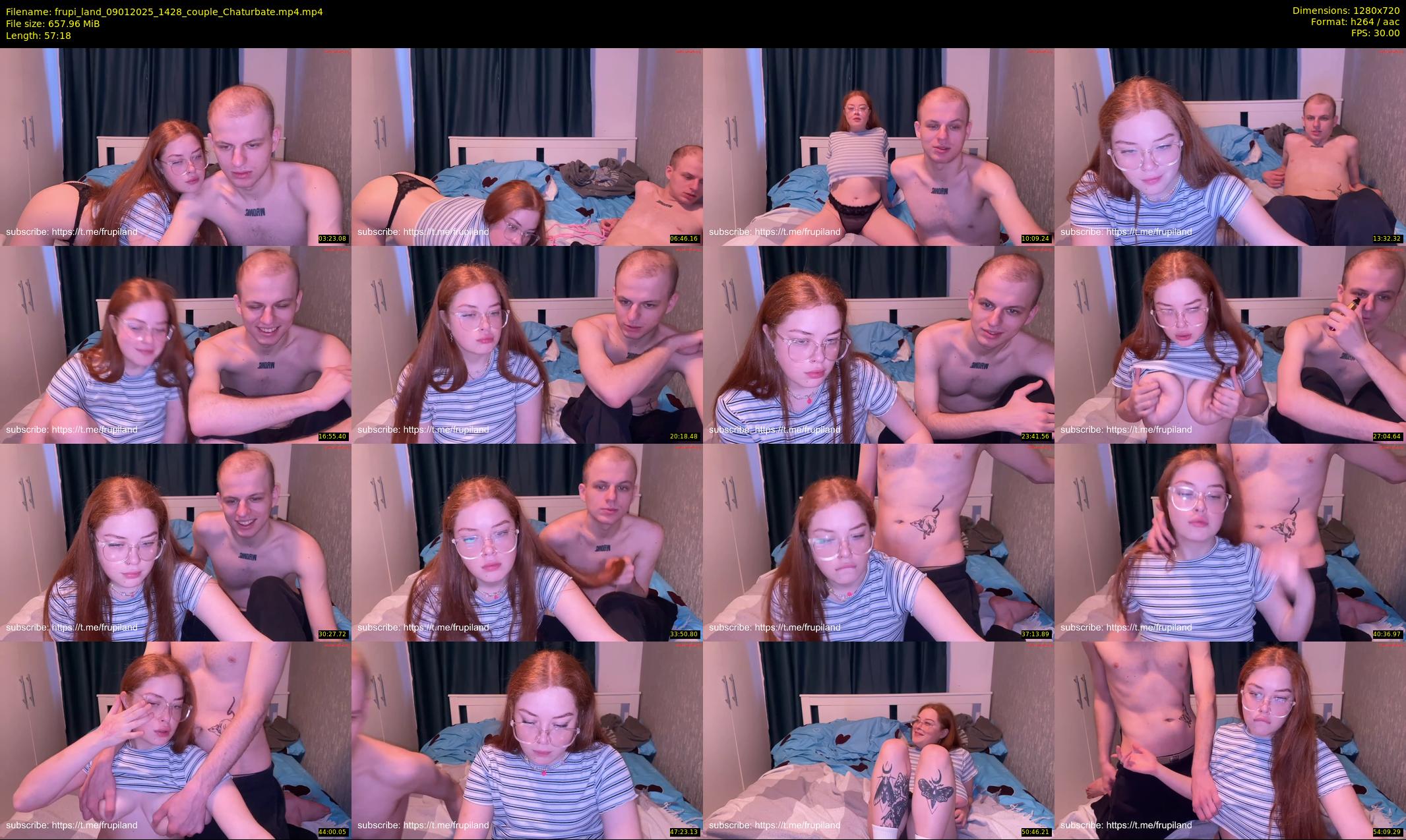 frupi_land — 58 minute Chaturbate couple cam show recording, 720p, Jan 9, 2025