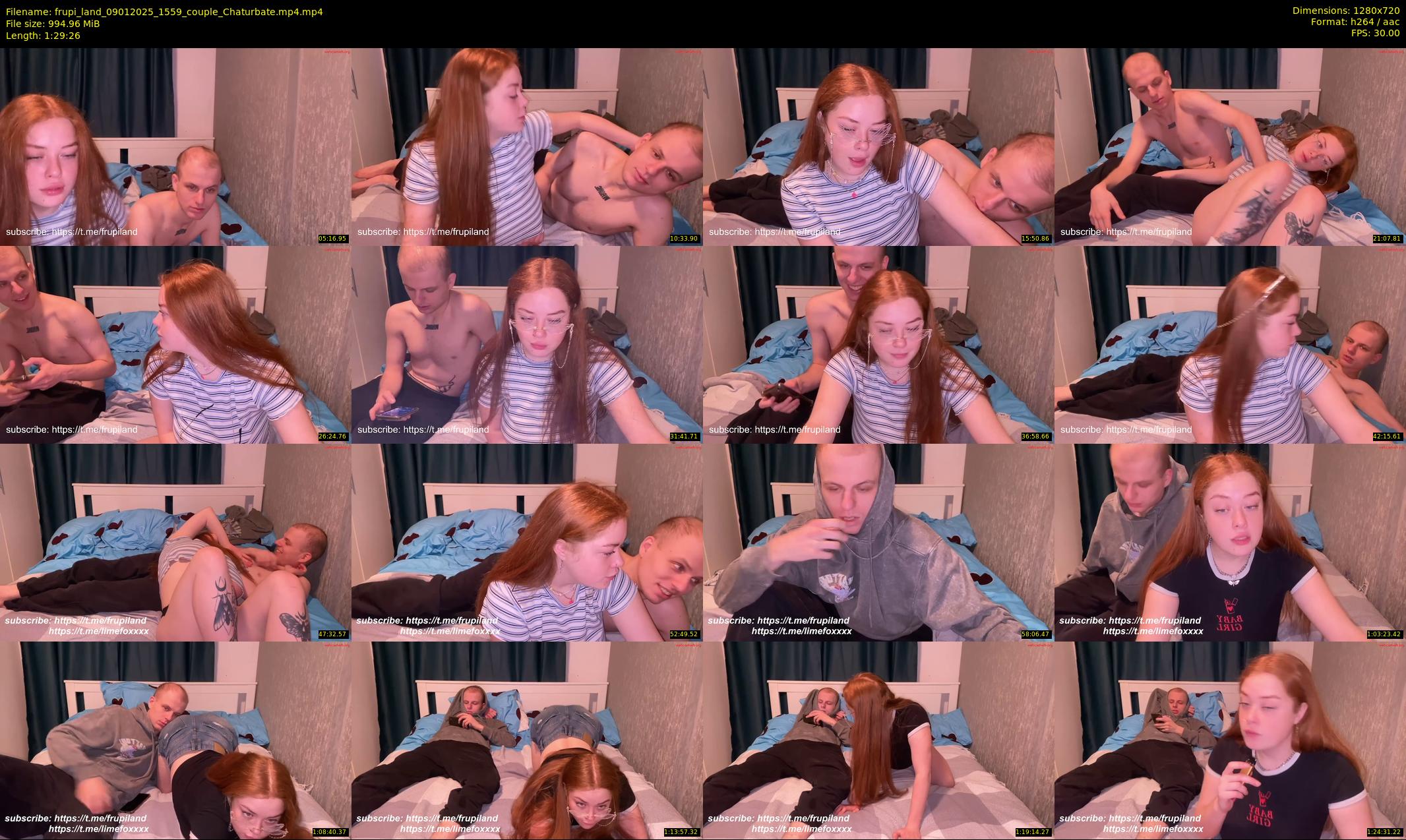 frupi_land — 90 minute Chaturbate couple cam show recording, 720p, Jan 9, 2025