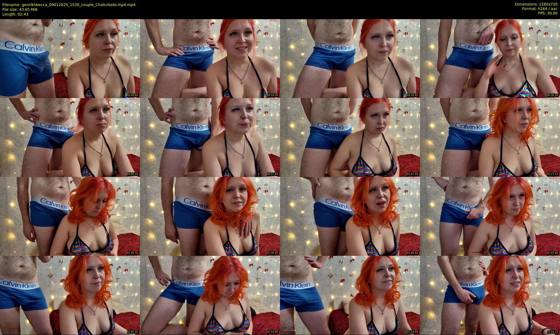 genrikhbecca — 3 minute Chaturbate couple cam show recording, 720p, Jan 9, 2025