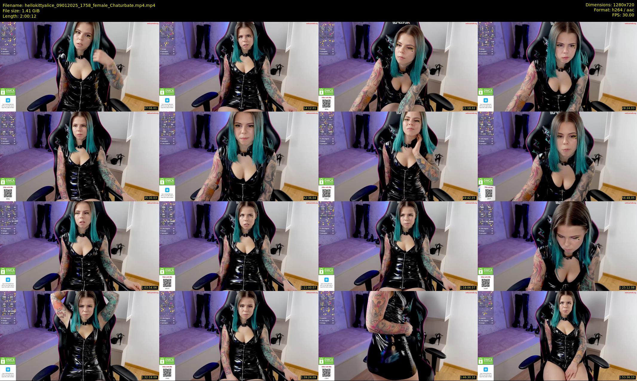 hellokittyalice — 121 minute Chaturbate female cam show recording, 720p, Jan 9, 2025