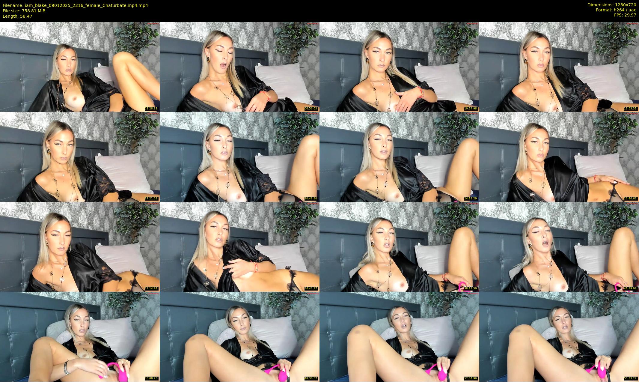 iam_blake — 59 minute Chaturbate female cam show recording, 720p, Jan 9, 2025