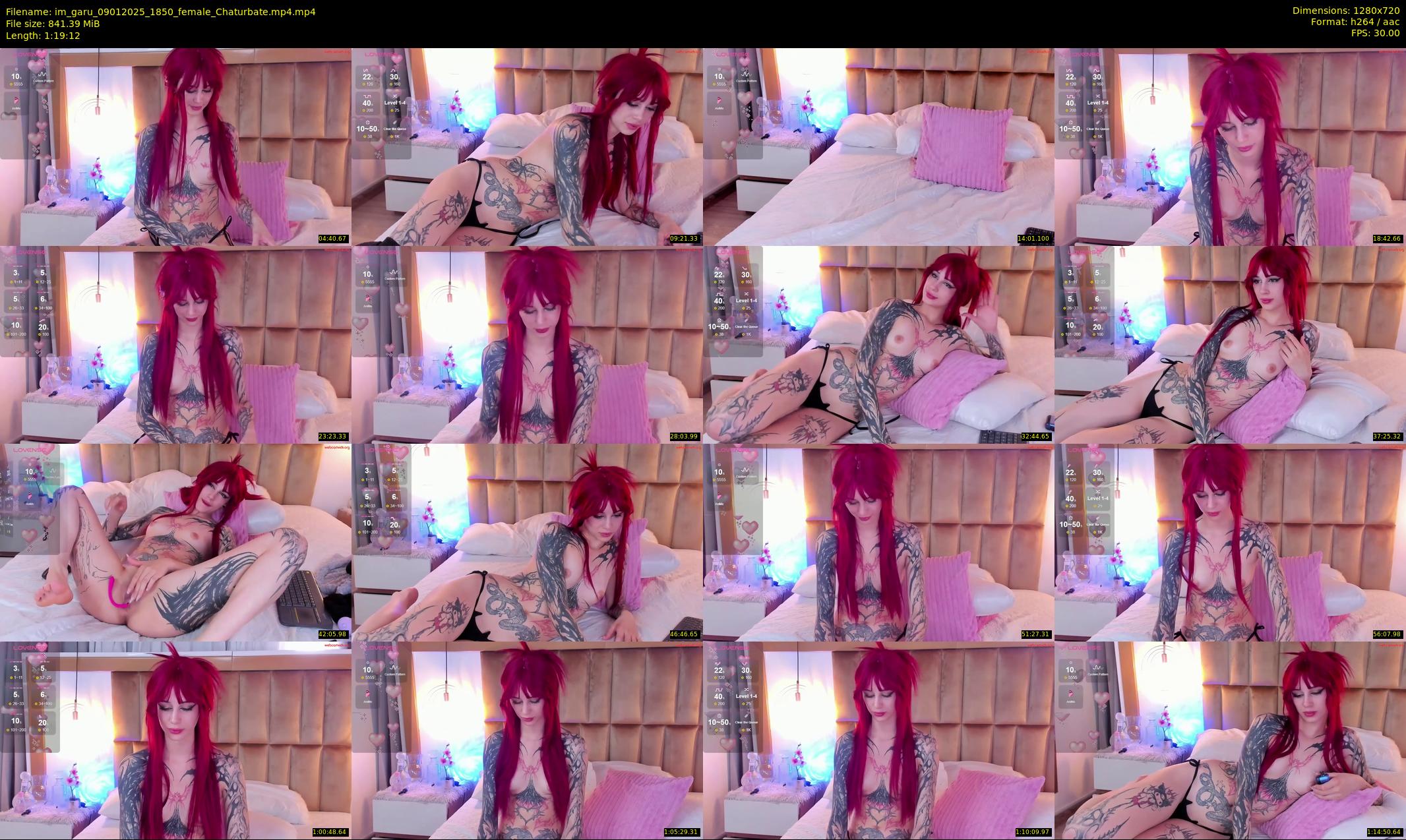 im_garu — 80 minute Chaturbate female cam show recording, 720p, Jan 9, 2025
