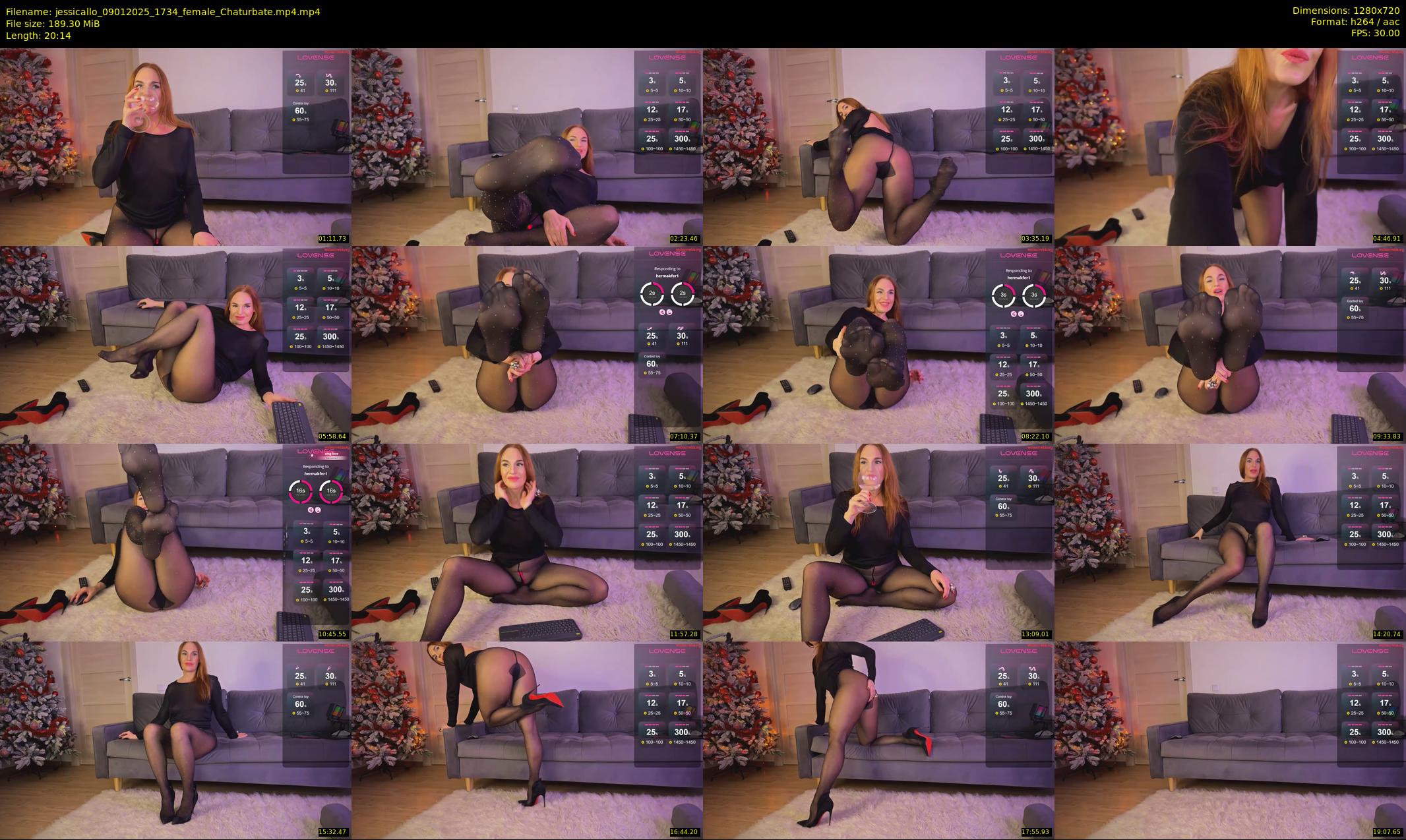 jessicallo — 21 minute Chaturbate female cam show recording, 720p, Jan 9, 2025