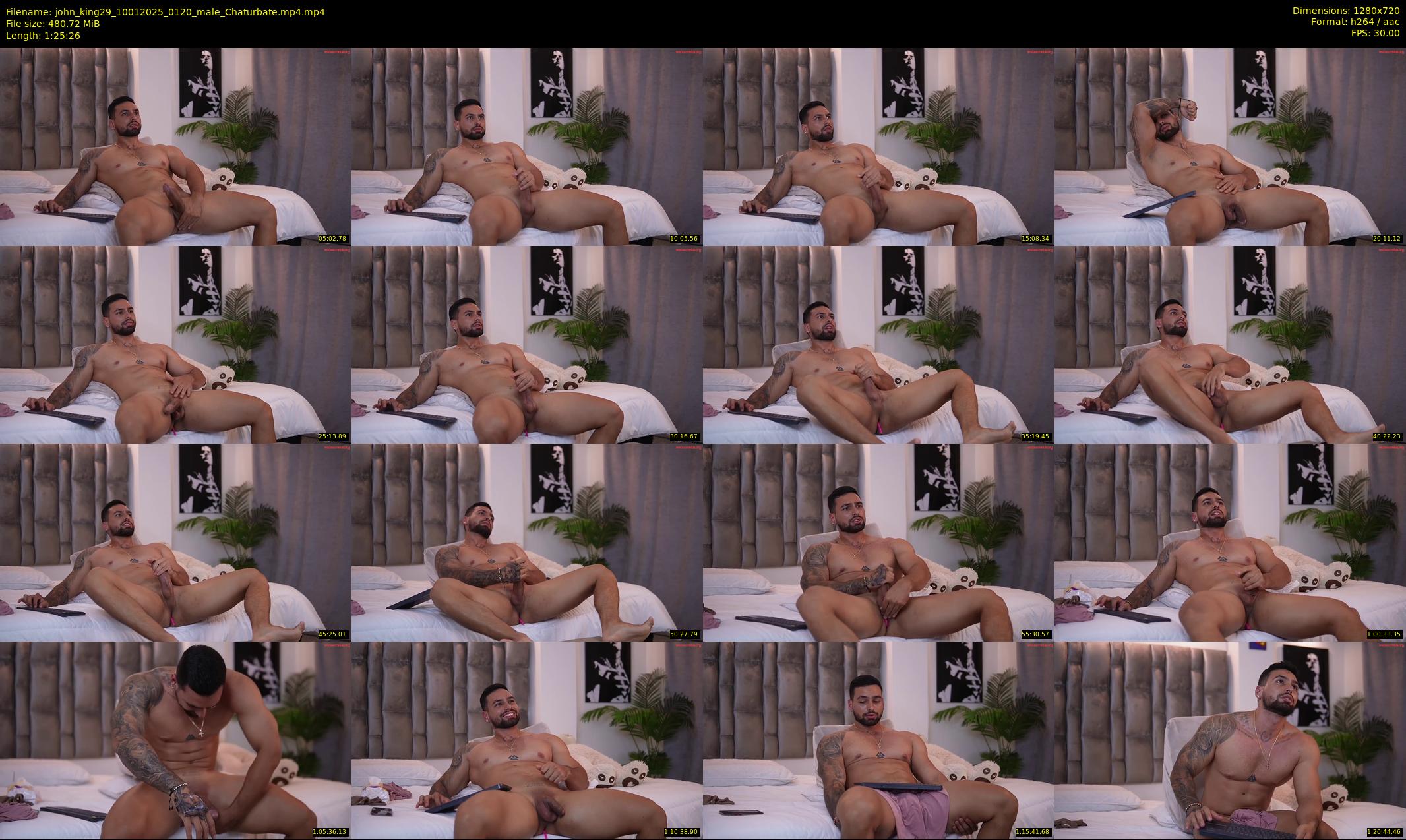 john_king29 — 86 minute Chaturbate male cam show recording, 720p, Jan 10, 2025