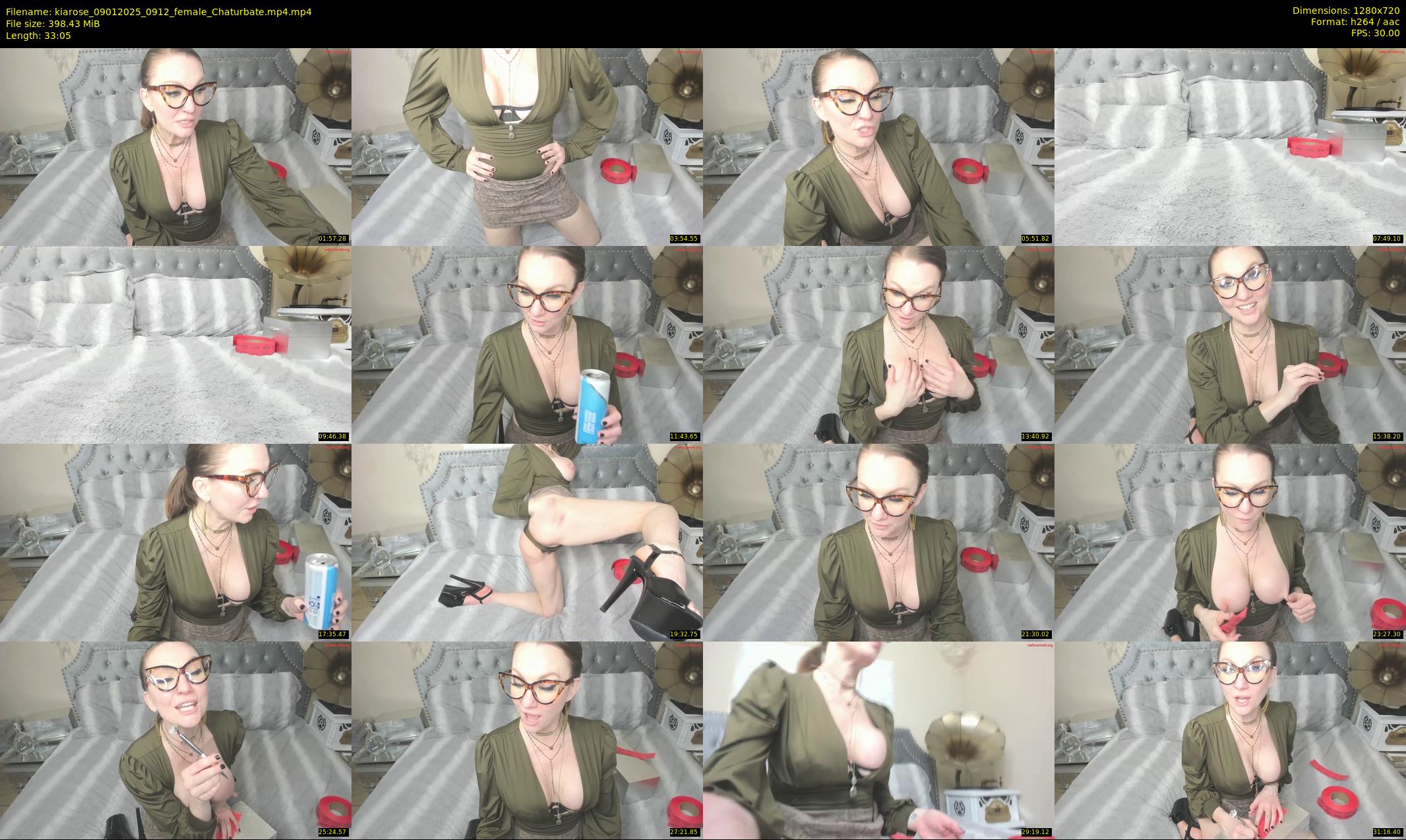 kiarose — 34 minute Chaturbate female cam show recording, 720p, Jan 9, 2025