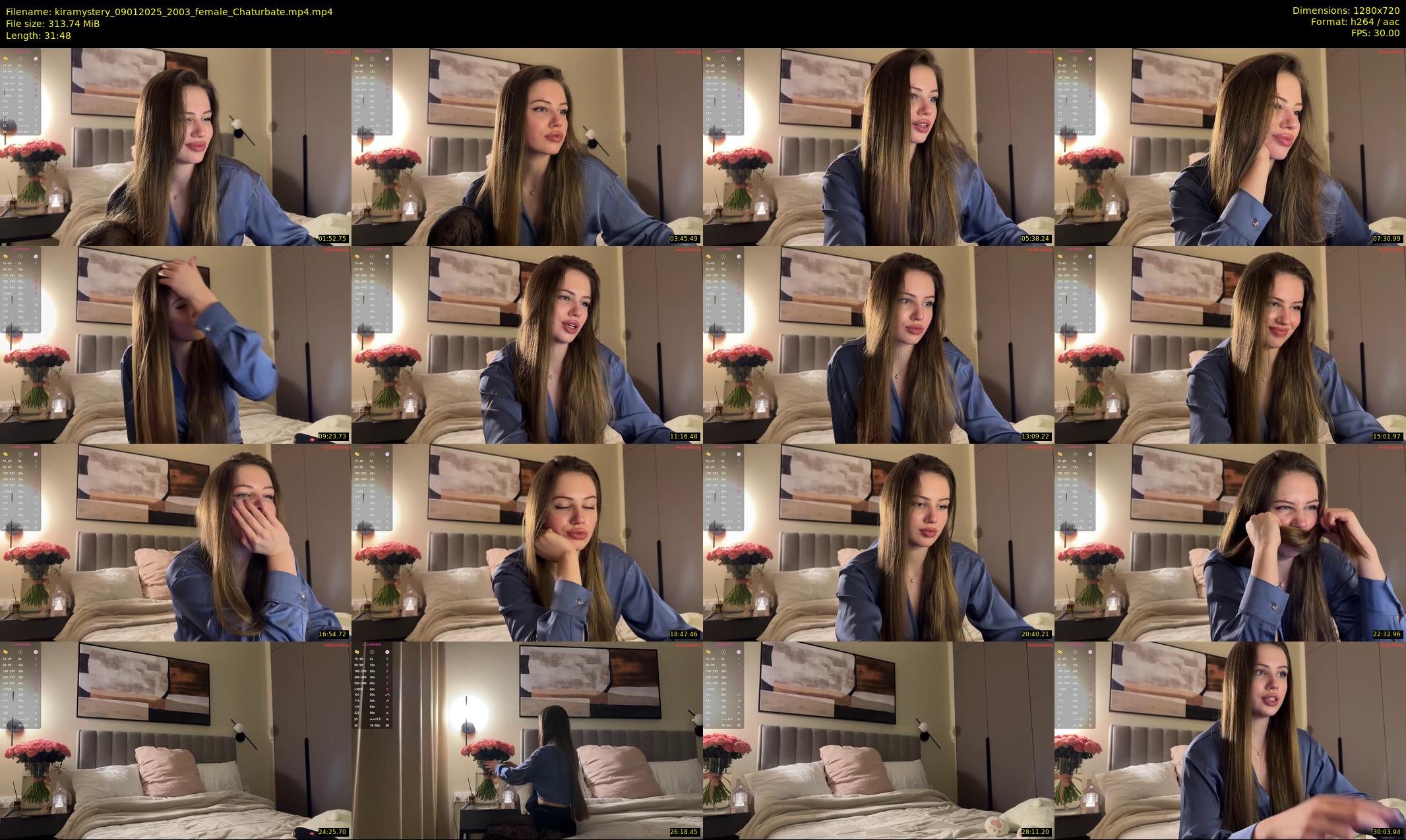kiramystery — 32 minute Chaturbate female cam show recording, 720p, Jan 9, 2025