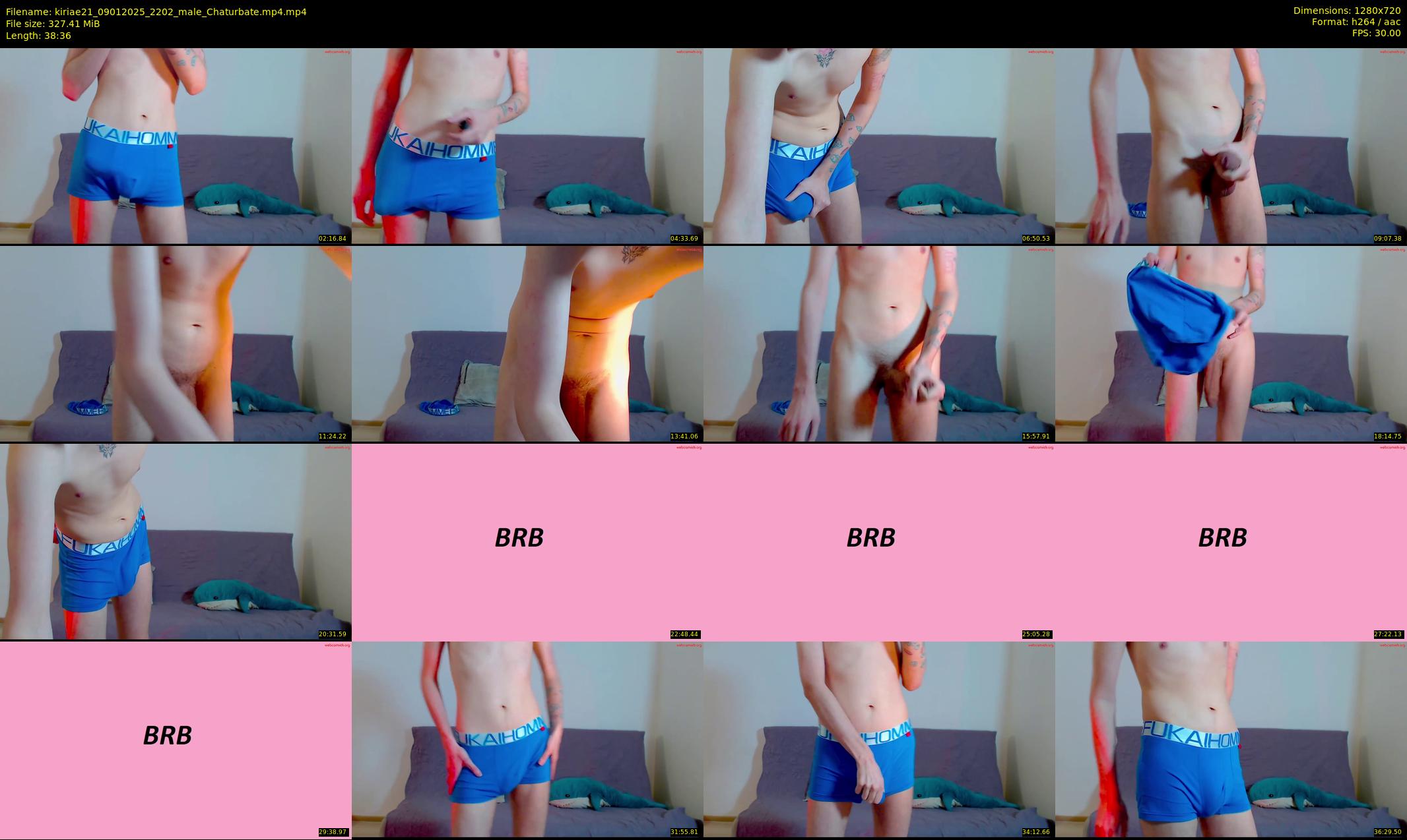 kiriae21 — 39 minute Chaturbate male cam show recording, 720p, Jan 9, 2025
