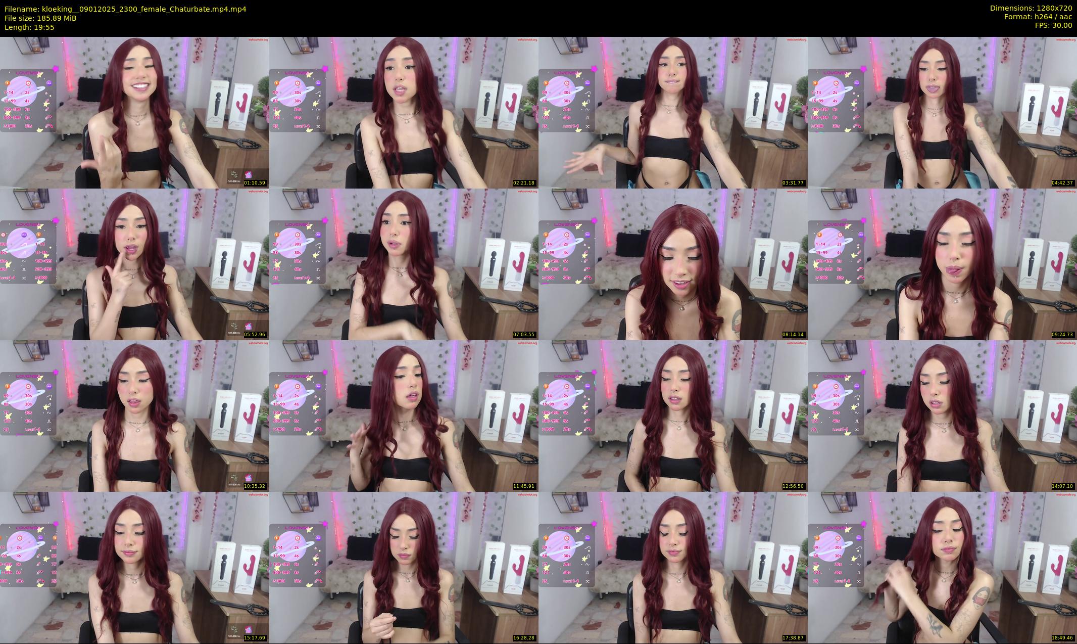 kloeking_ — 20 minute Chaturbate female cam show recording, 720p, Jan 9, 2025