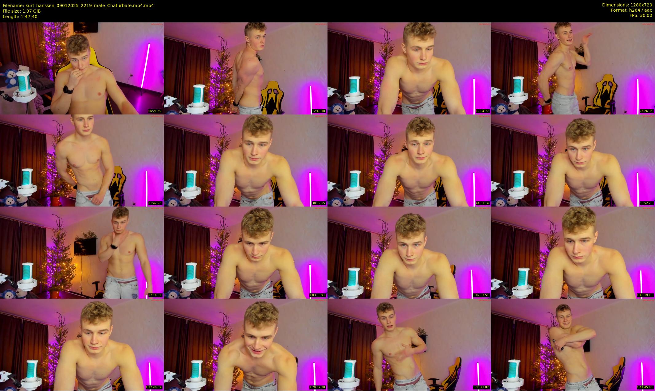 kurt_hanssen — 108 minute Chaturbate male cam show recording, 720p, Jan 9, 2025