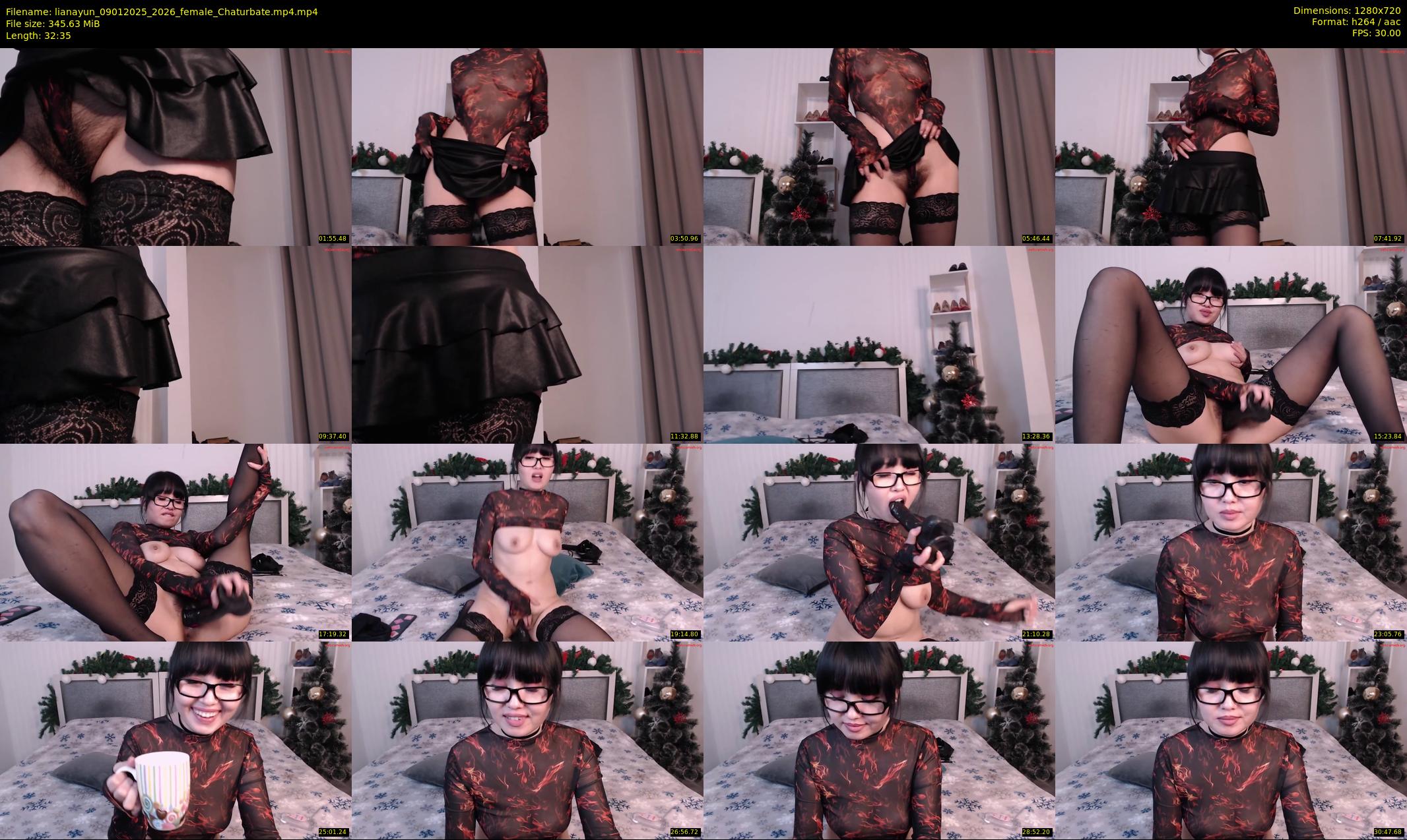 lianayun — 33 minute Chaturbate female cam show recording, 720p, Jan 9, 2025